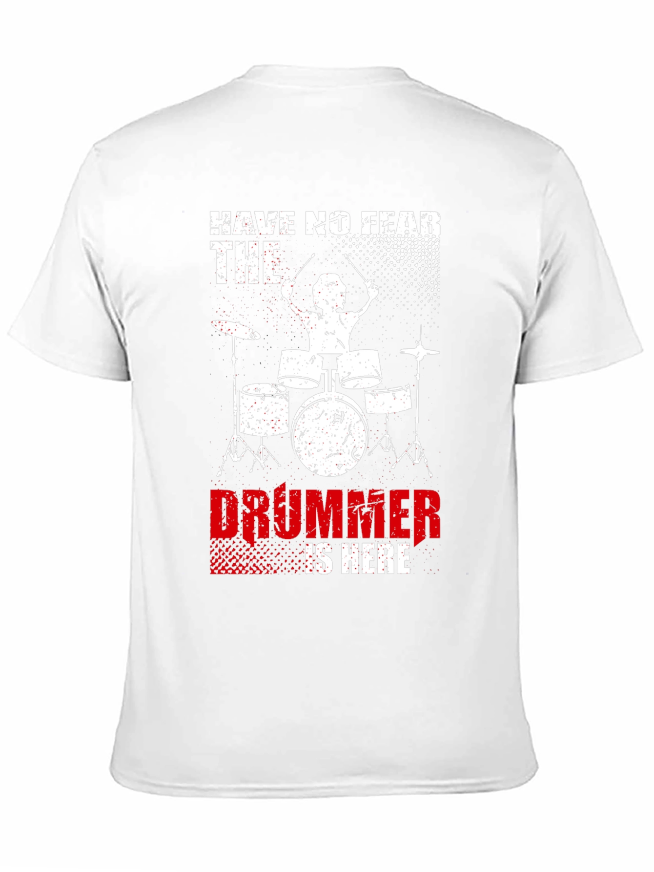 Black Drummer Graphic Tee - Have No Fear, The Drummer Is Here view 11