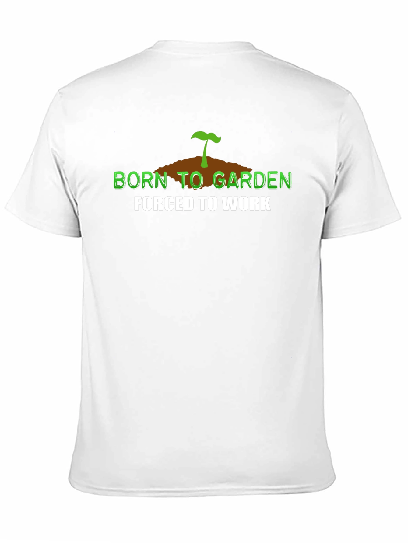 Black Born to Garden T-Shirt - Gardening Lover Apparel view 11