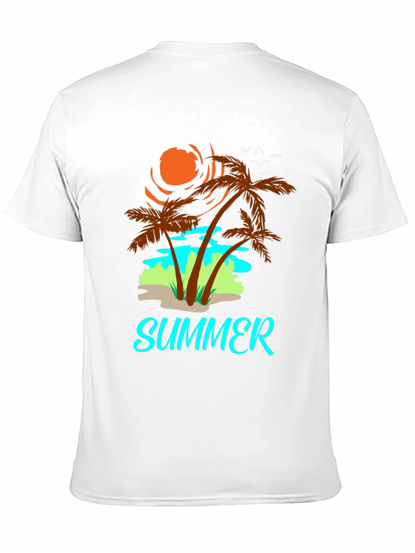 Black Summer Vibes Graphic T-Shirt view 11