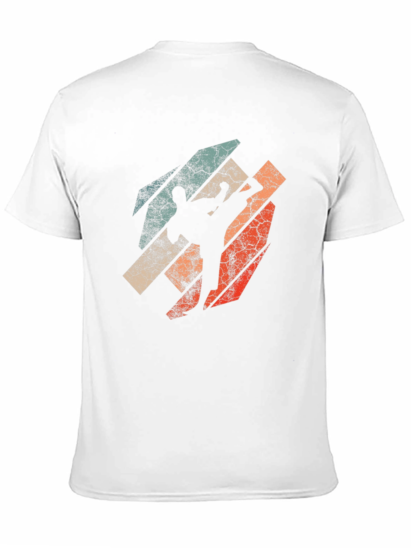 Black Retro Martial Arts Graphic T-Shirt view 11