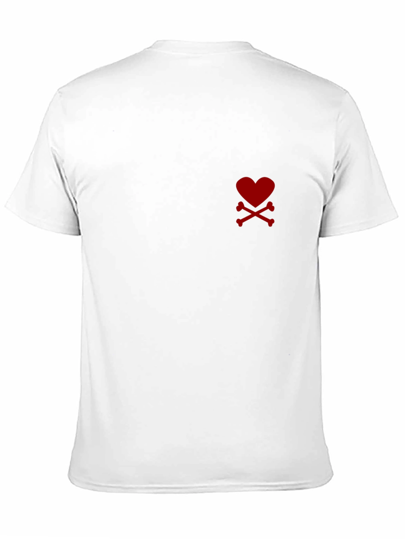 Black Heart & Bones Graphic Tee - Black view 11