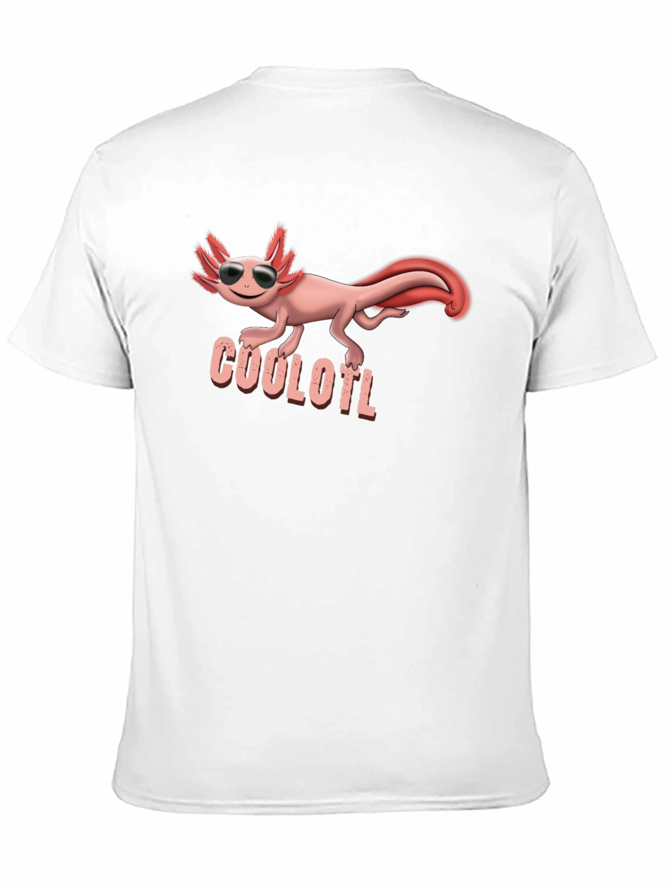 Black Cool Axolotl Graphic Tee - Black T-Shirt view 11