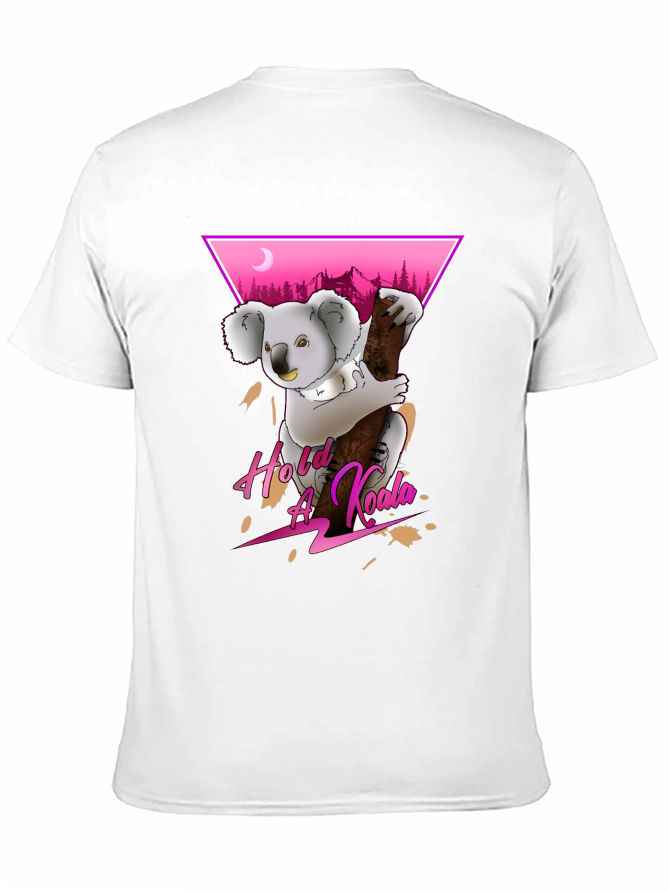 Black Hold A Koala T-Shirt view 11