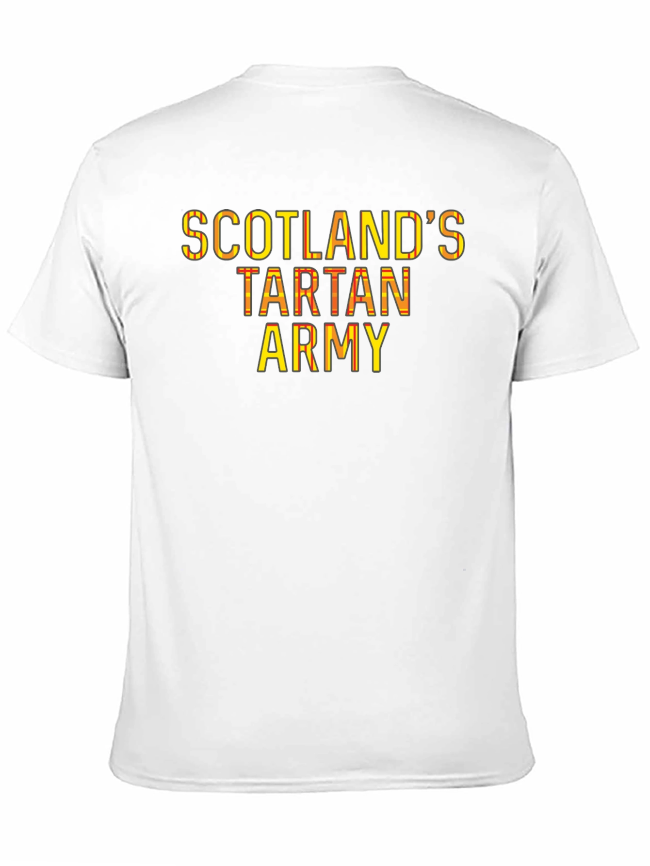 Black Scotland's Tartan Army Black T-Shirt view 11