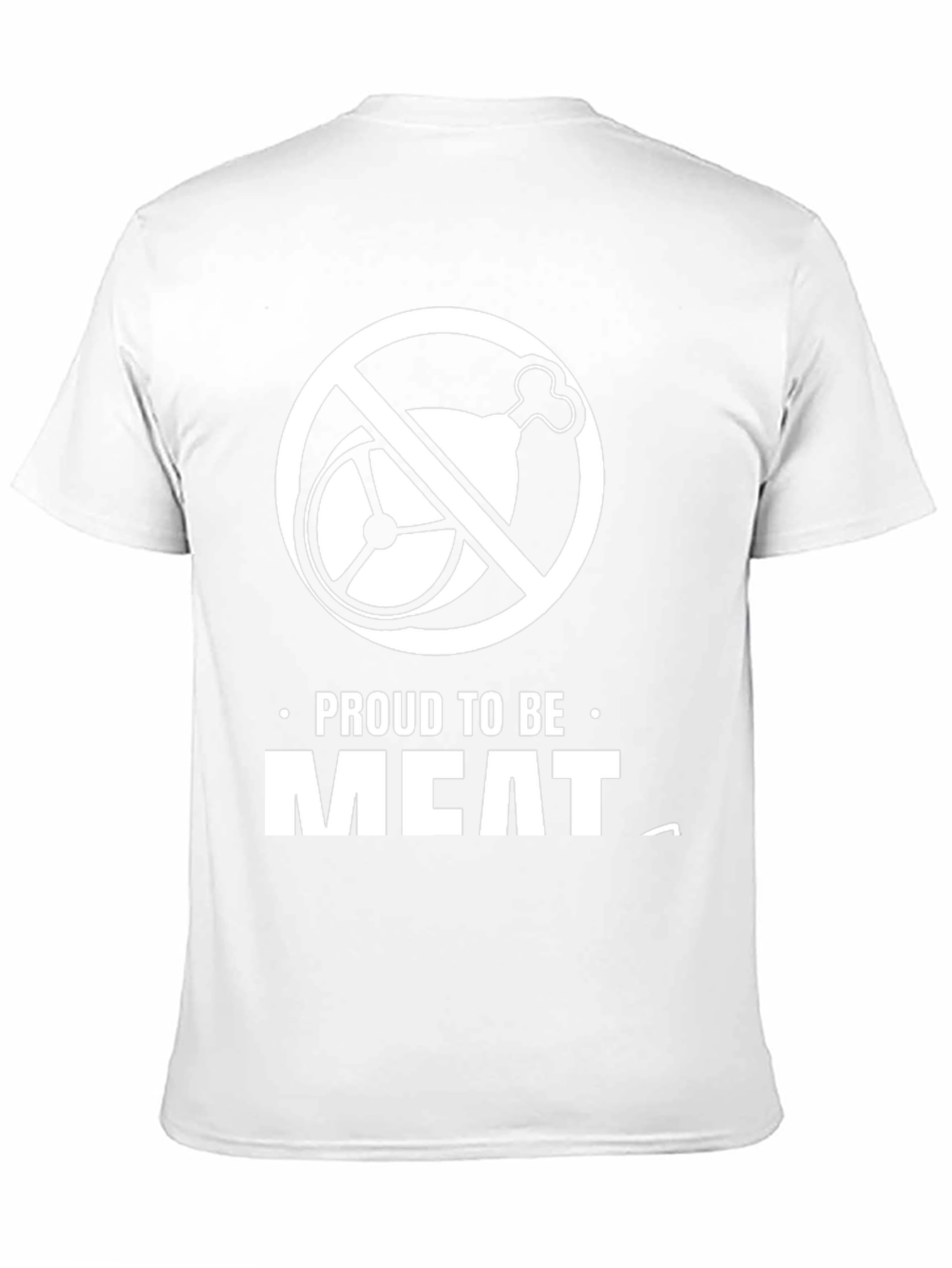 Black Proud to Be Meat T-Shirt view 11