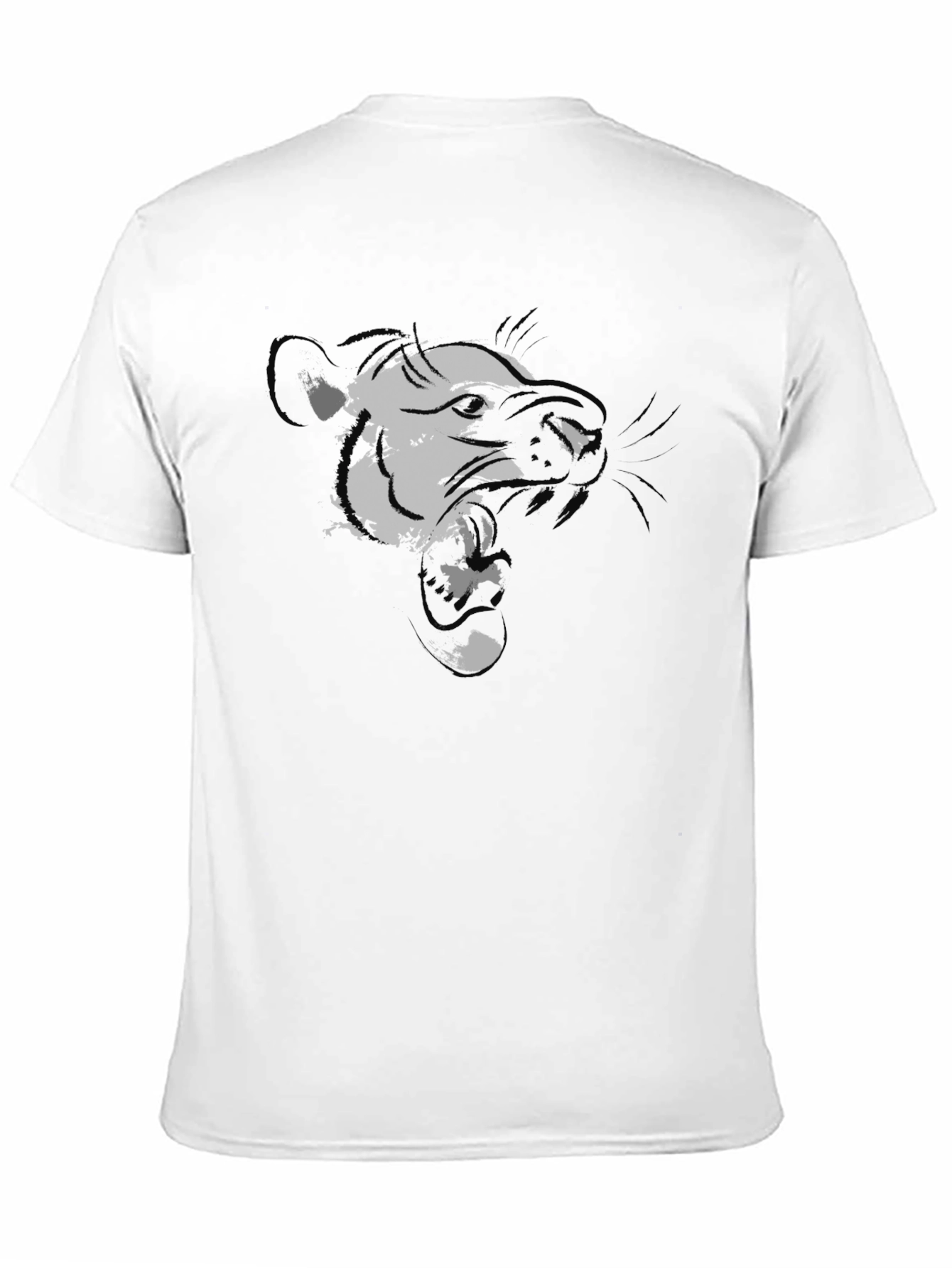 Black Black Graphic Tee - Ferocious Weasel Design view 11
