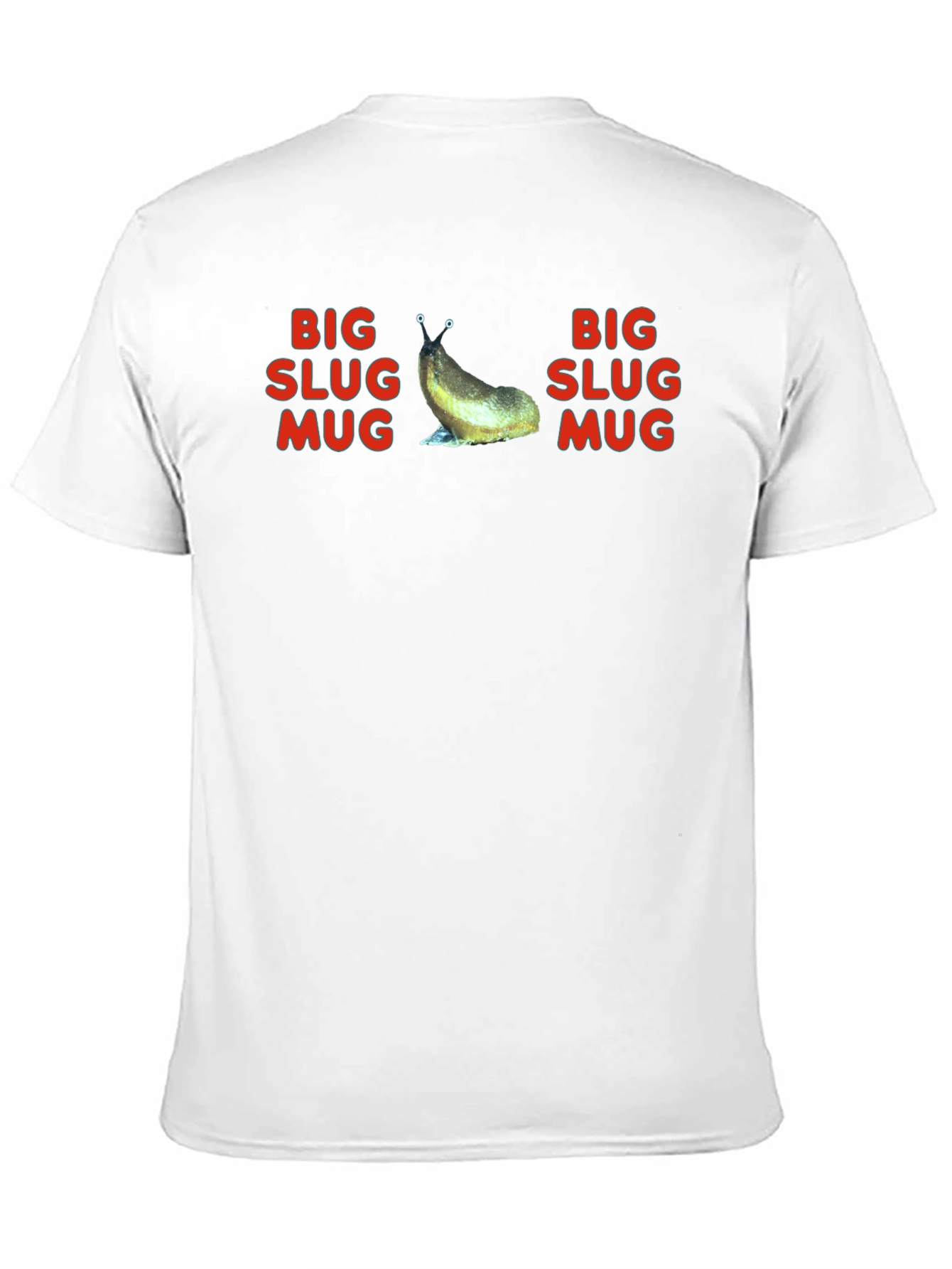 Black Big Slug Mug T-Shirt - Funny Graphic Tee view 11