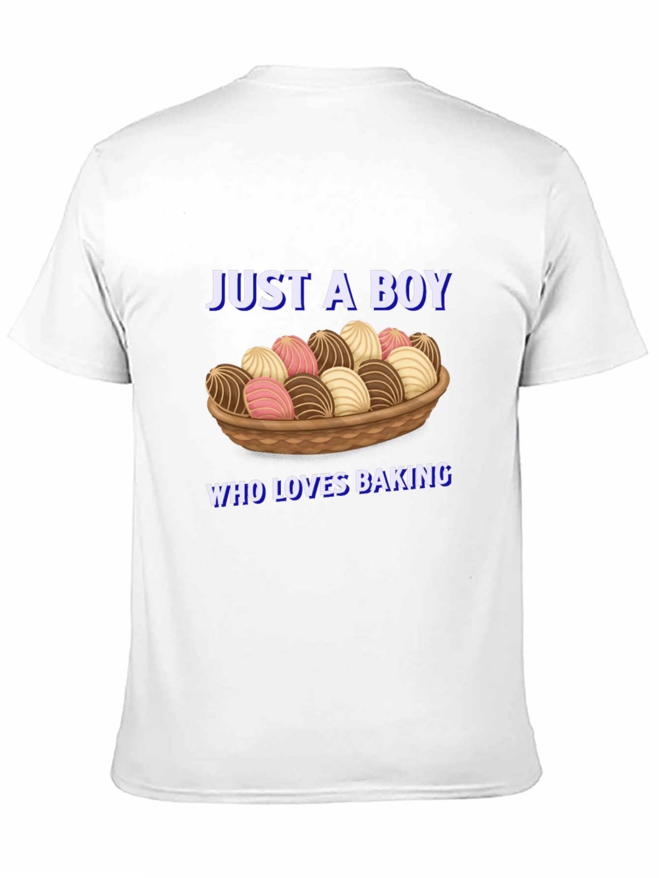 Black Just a Boy Who Loves Baking T-Shirt view 11
