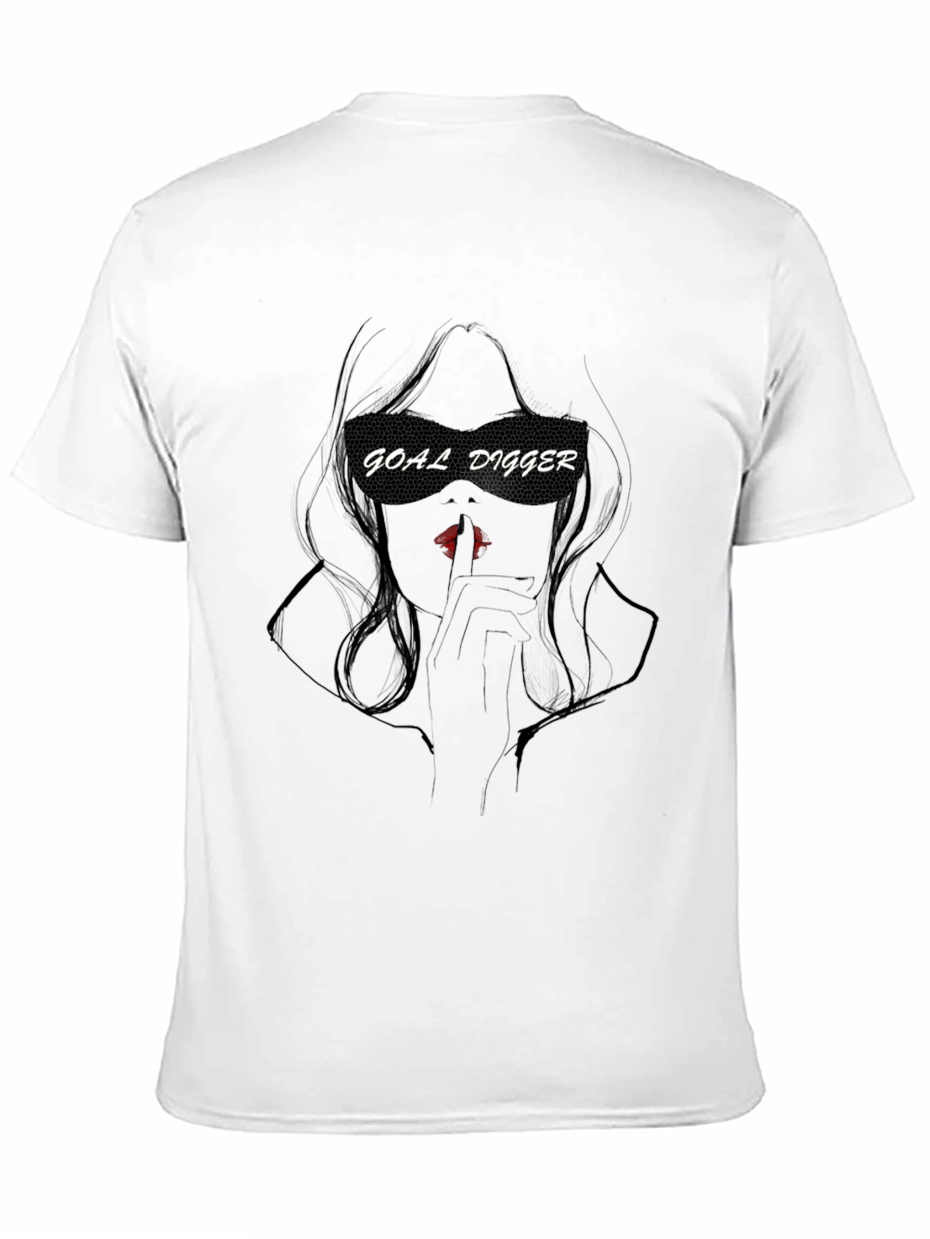 Black Goal Digger Graphic Tee - Edgy Style view 11