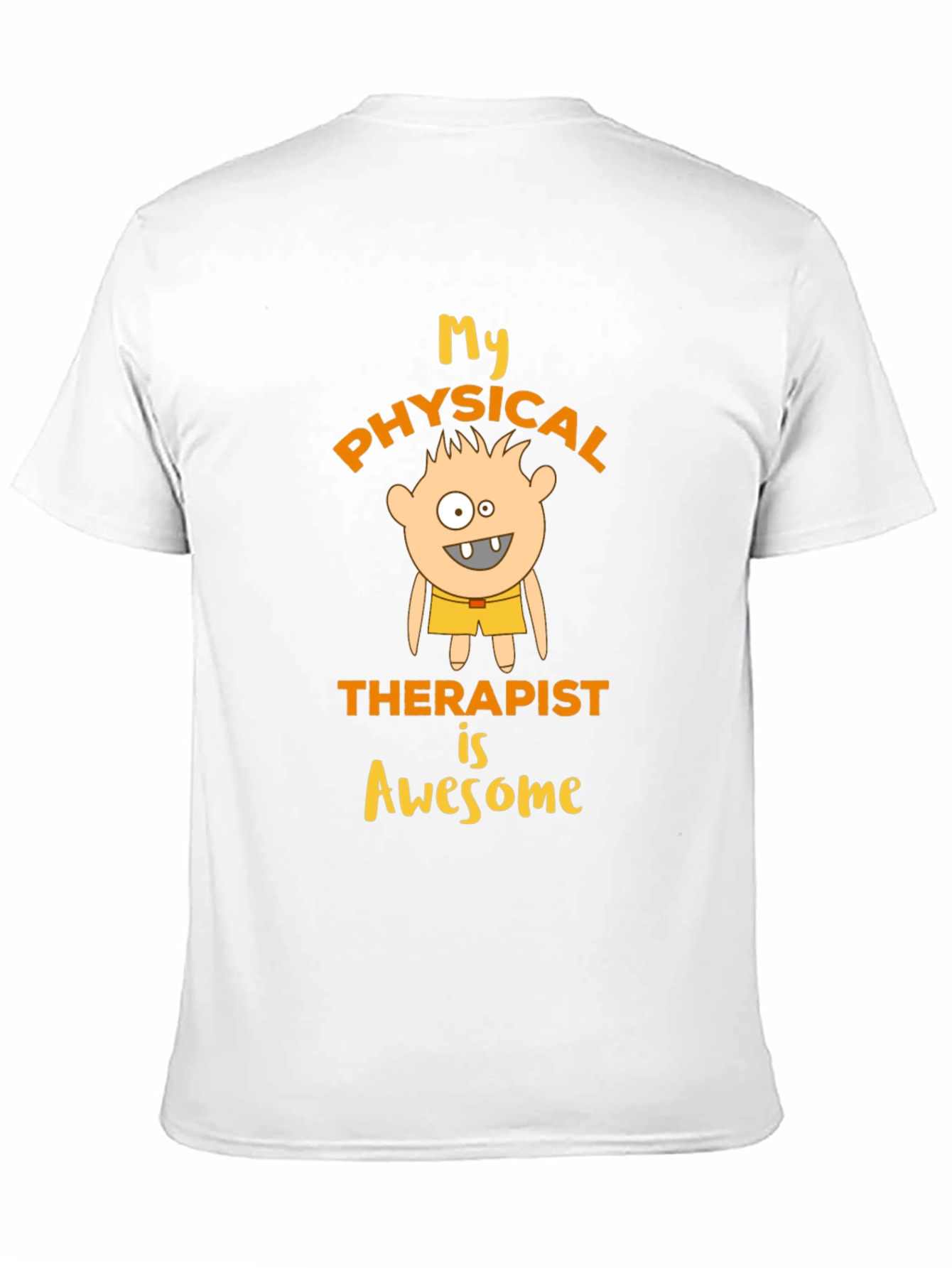 Black My Physical Therapist is Awesome T-Shirt view 11