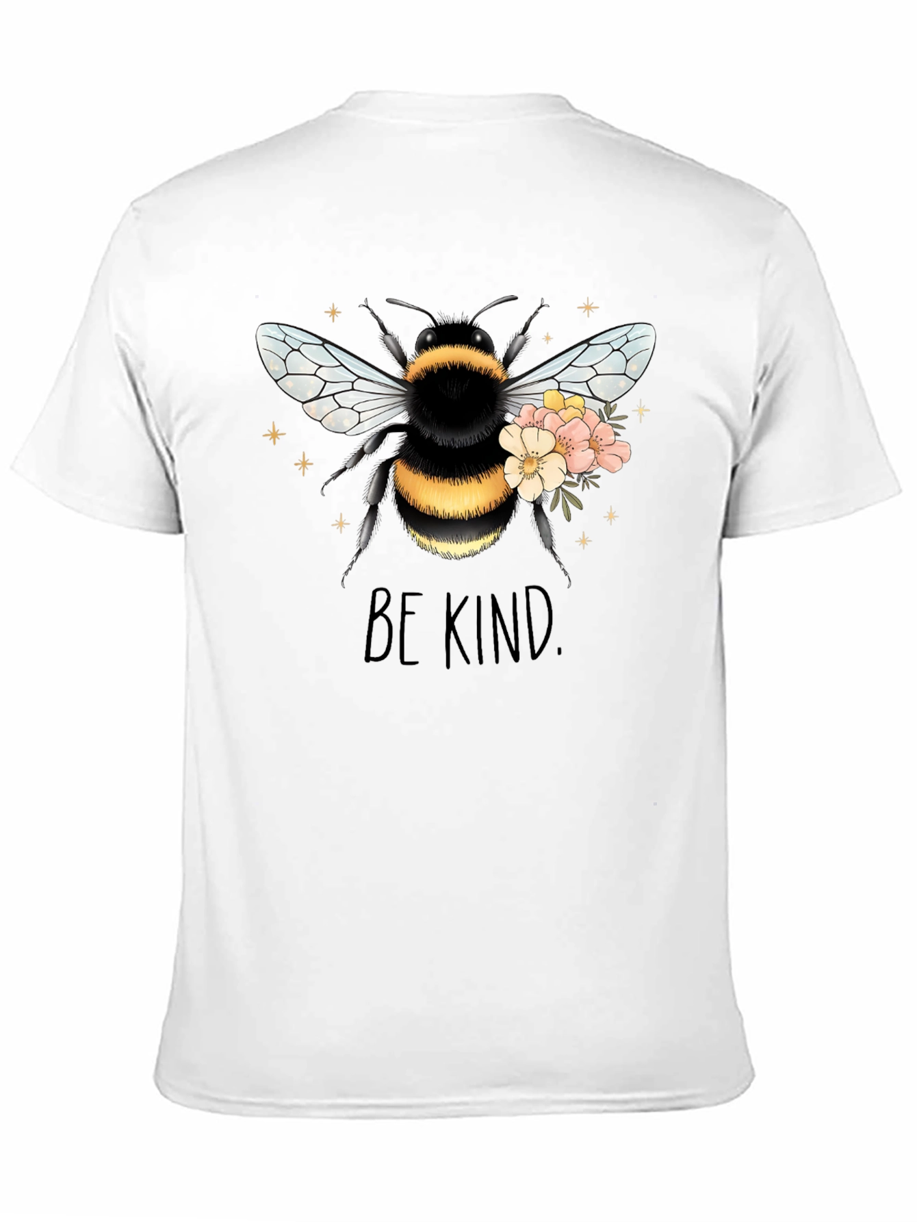 Black Bee Kind Graphic T-Shirt - Black view 11