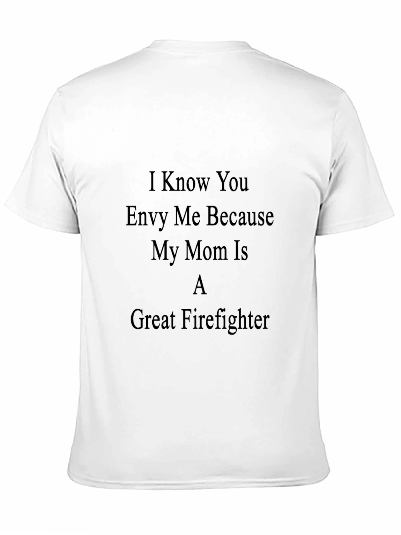Black Great Firefighter Mom T-Shirt view 11