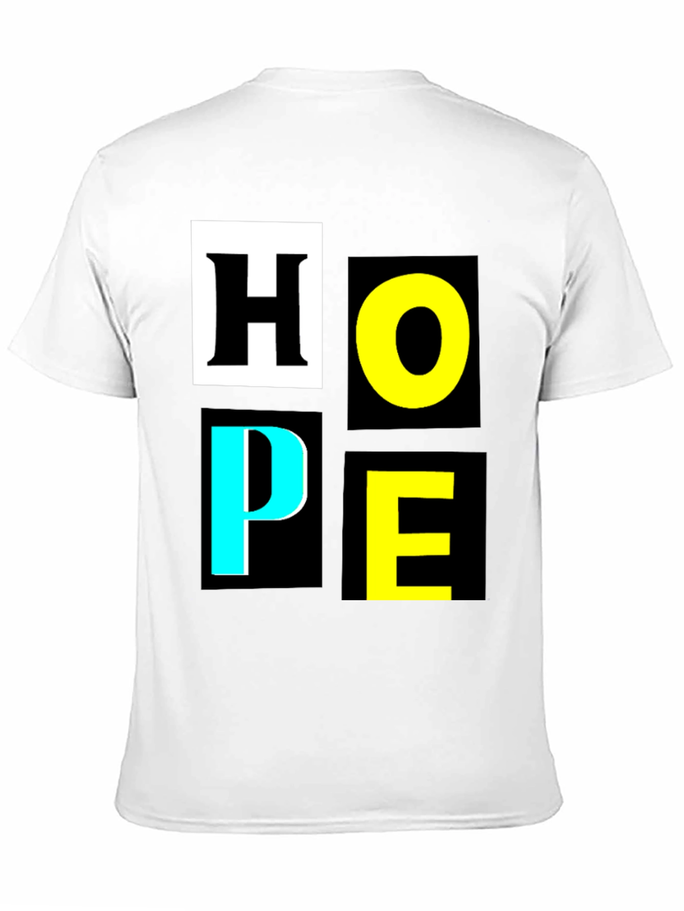 Black HOPE Graphic Tee - Stylish Motivational T-Shirt view 11