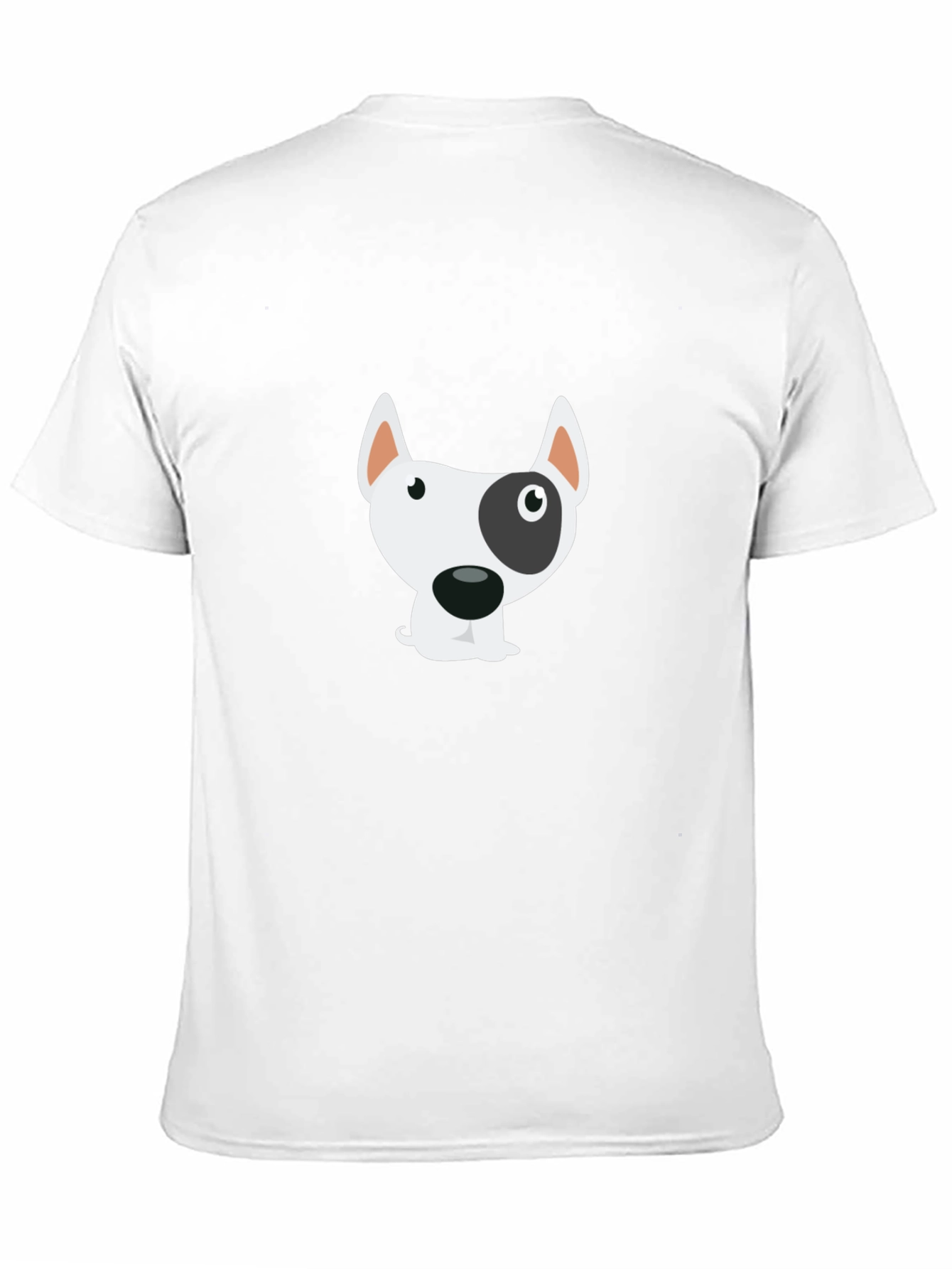 Black Cartoon Dog Graphic Black T-Shirt view 11