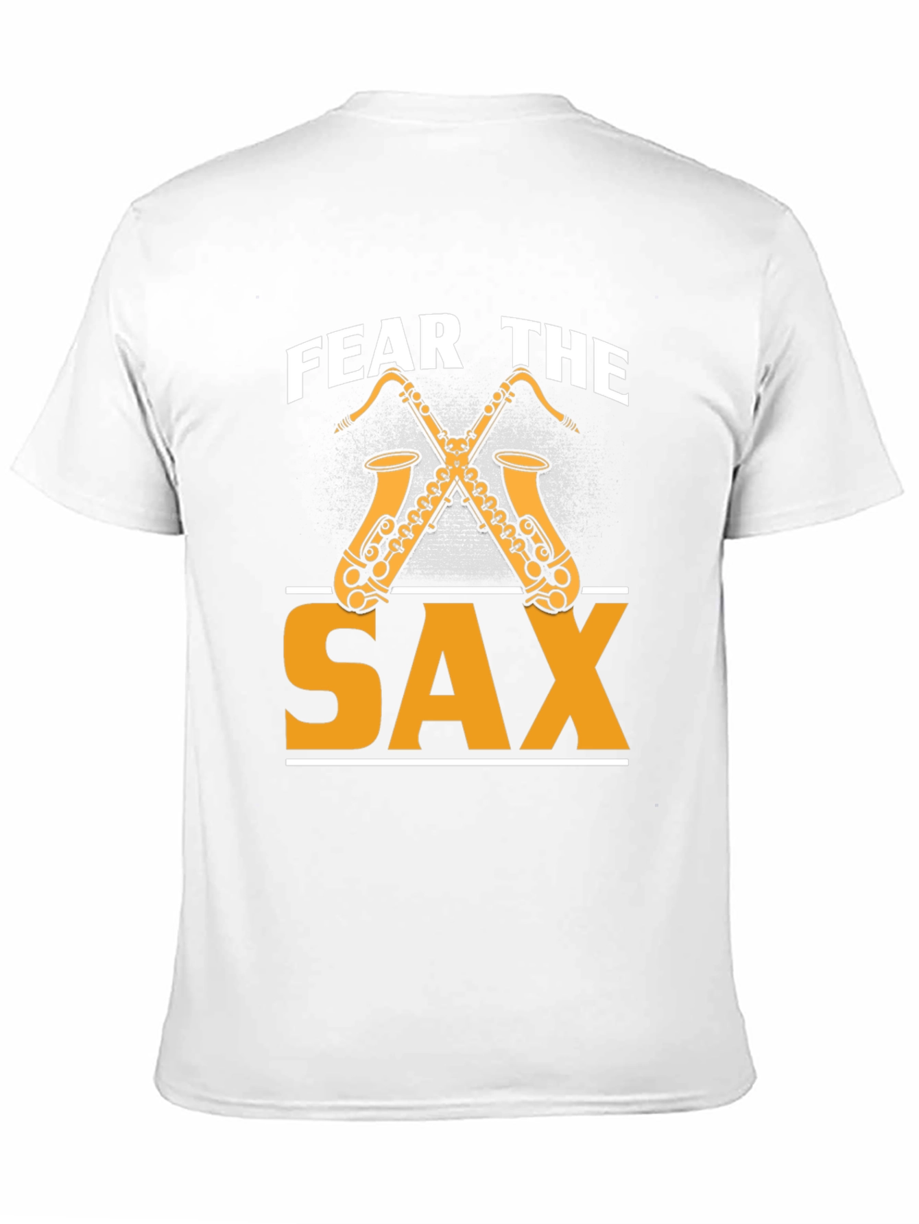 Black Fear The Sax T-Shirt - Music Lover Tee view 11