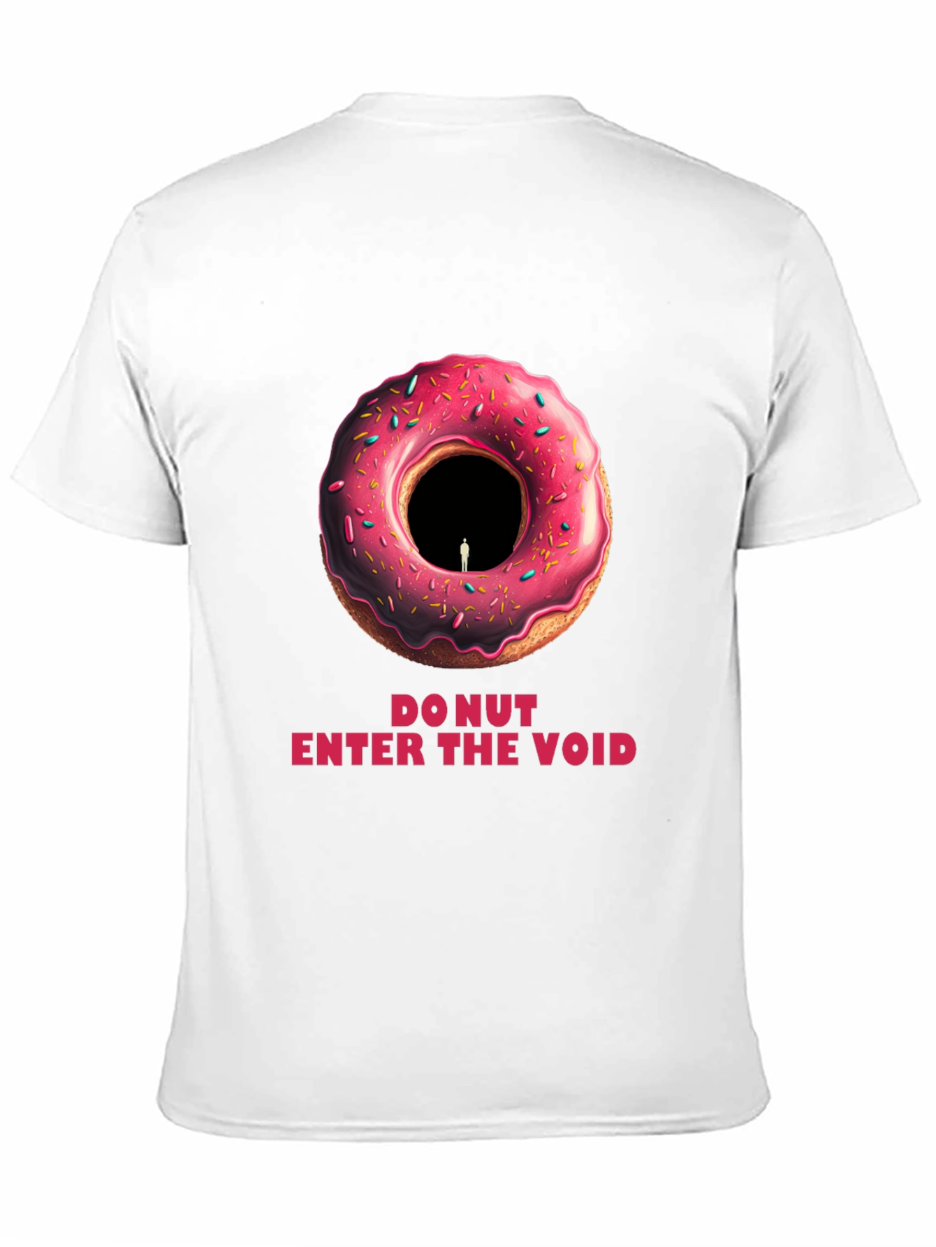 Black Donut Enter the Void T-Shirt - Unique Graphic Tee view 11