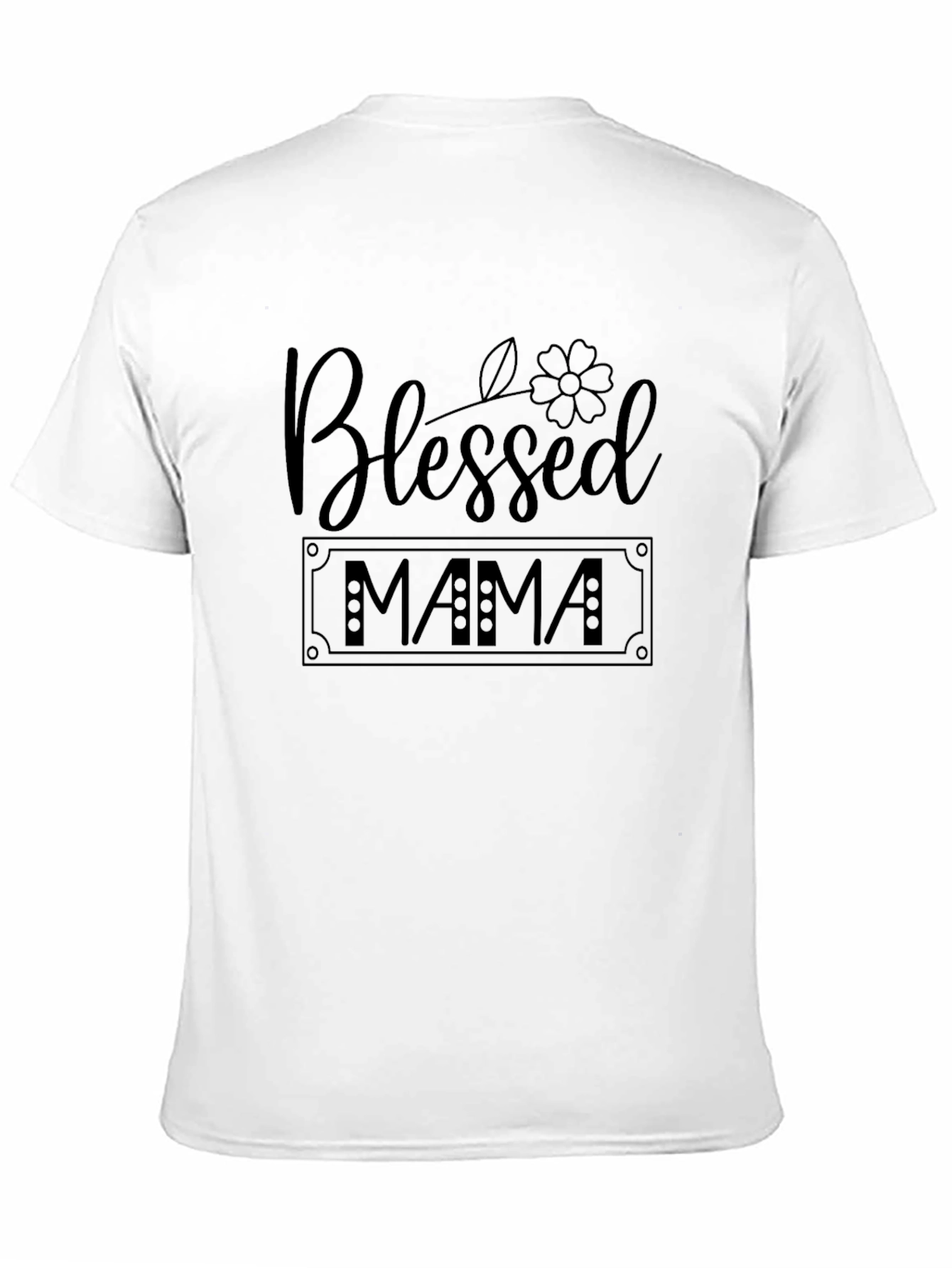 Blessed Mama Graphic T-Shirt - Stylish Mom Tee - 11