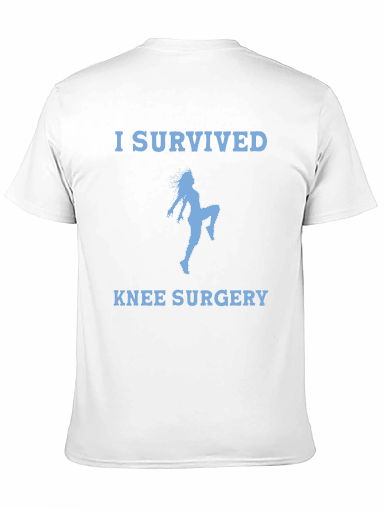 Black I Survived Knee Surgery T-Shirt view 11