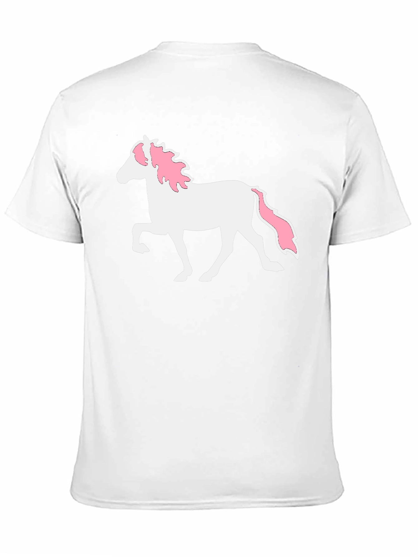 Black Unicorn Graphic Print Black T-Shirt view 11