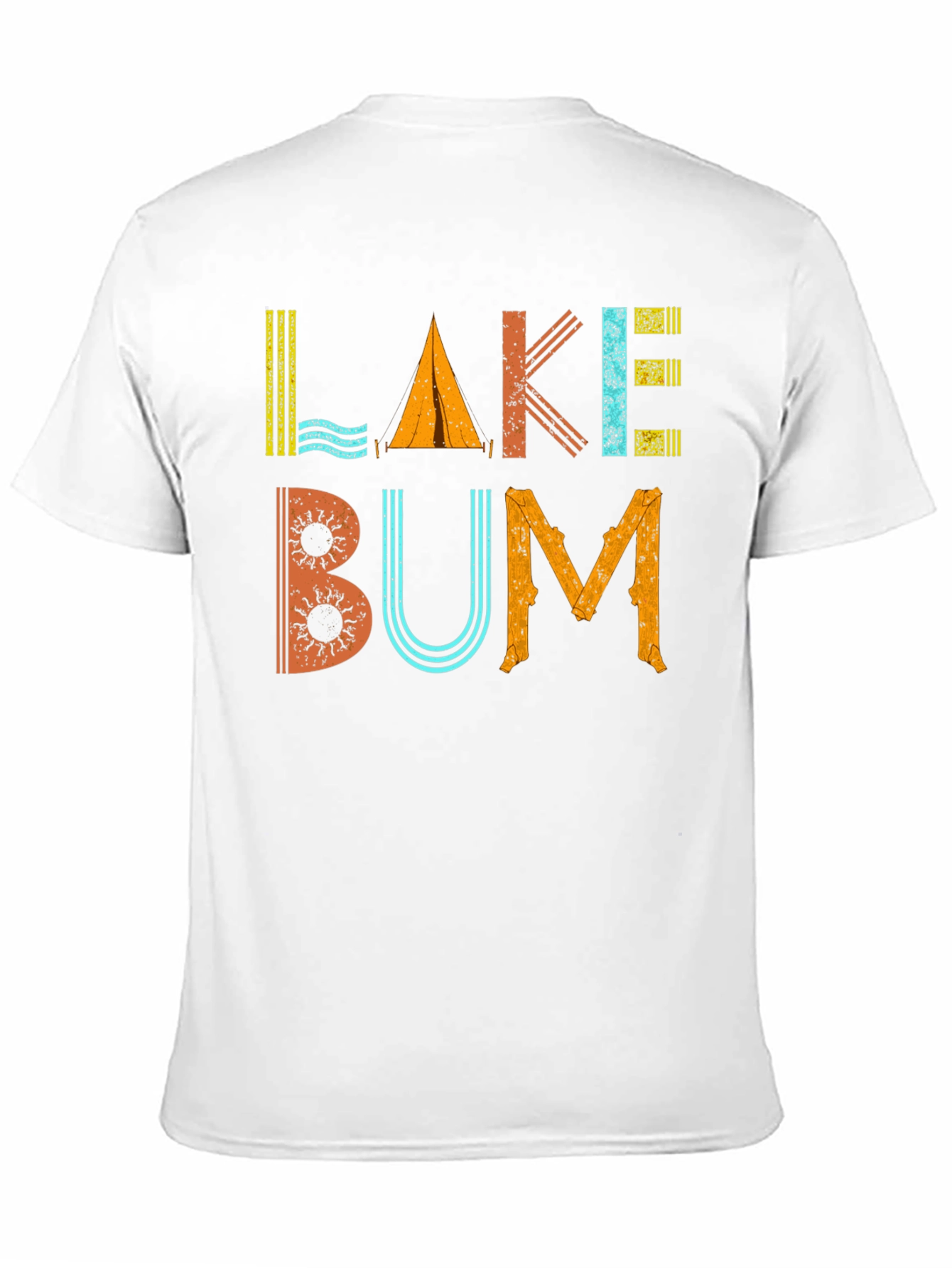 Black Lake Bum Graphic Tee - Camping & Outdoor Fun view 11