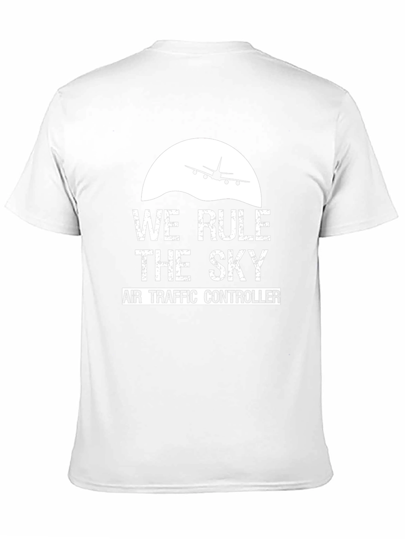 Black Air Traffic Controller T-Shirt - We Rule the Sky view 11