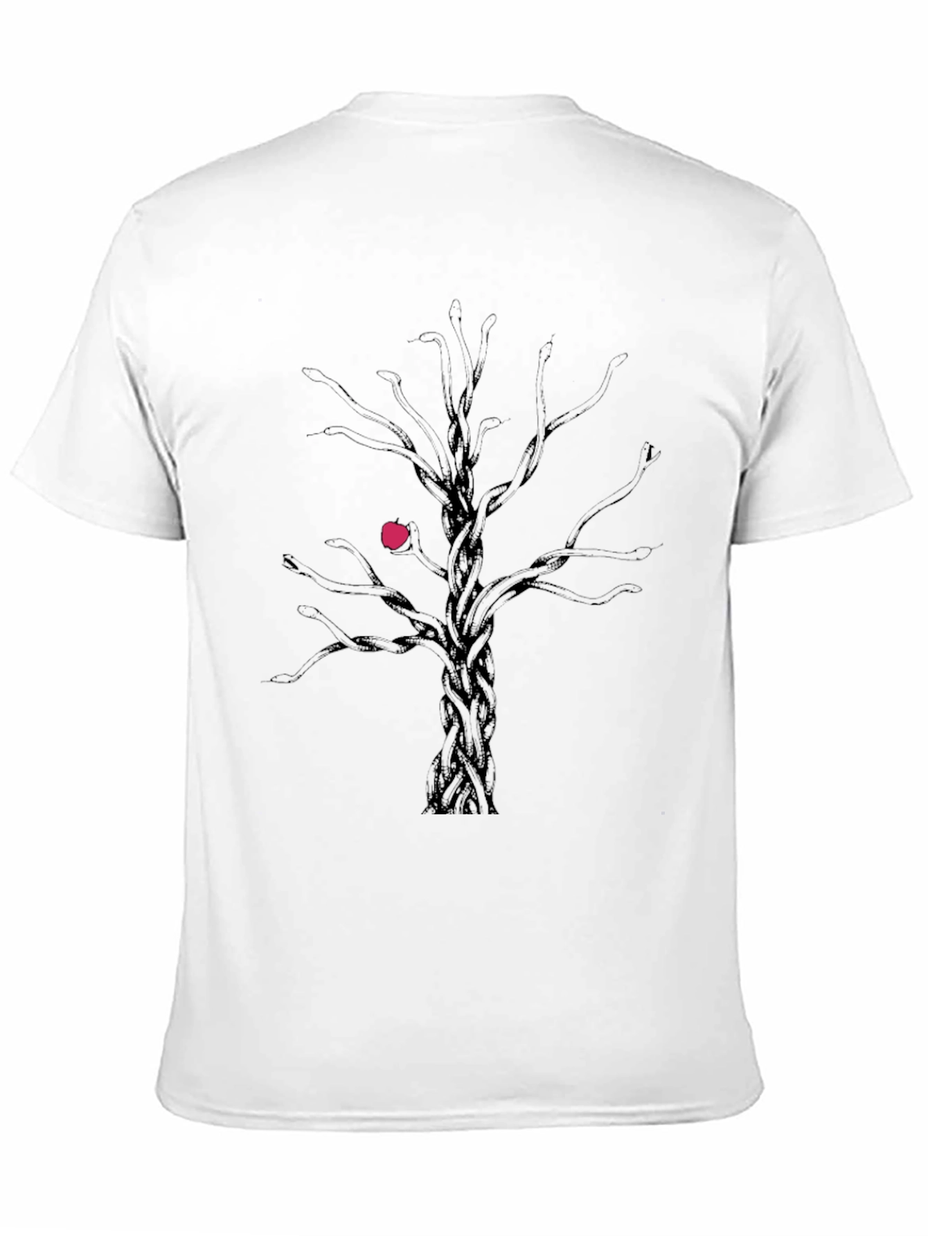 Black Men's Black Tree Graphic Tee view 11