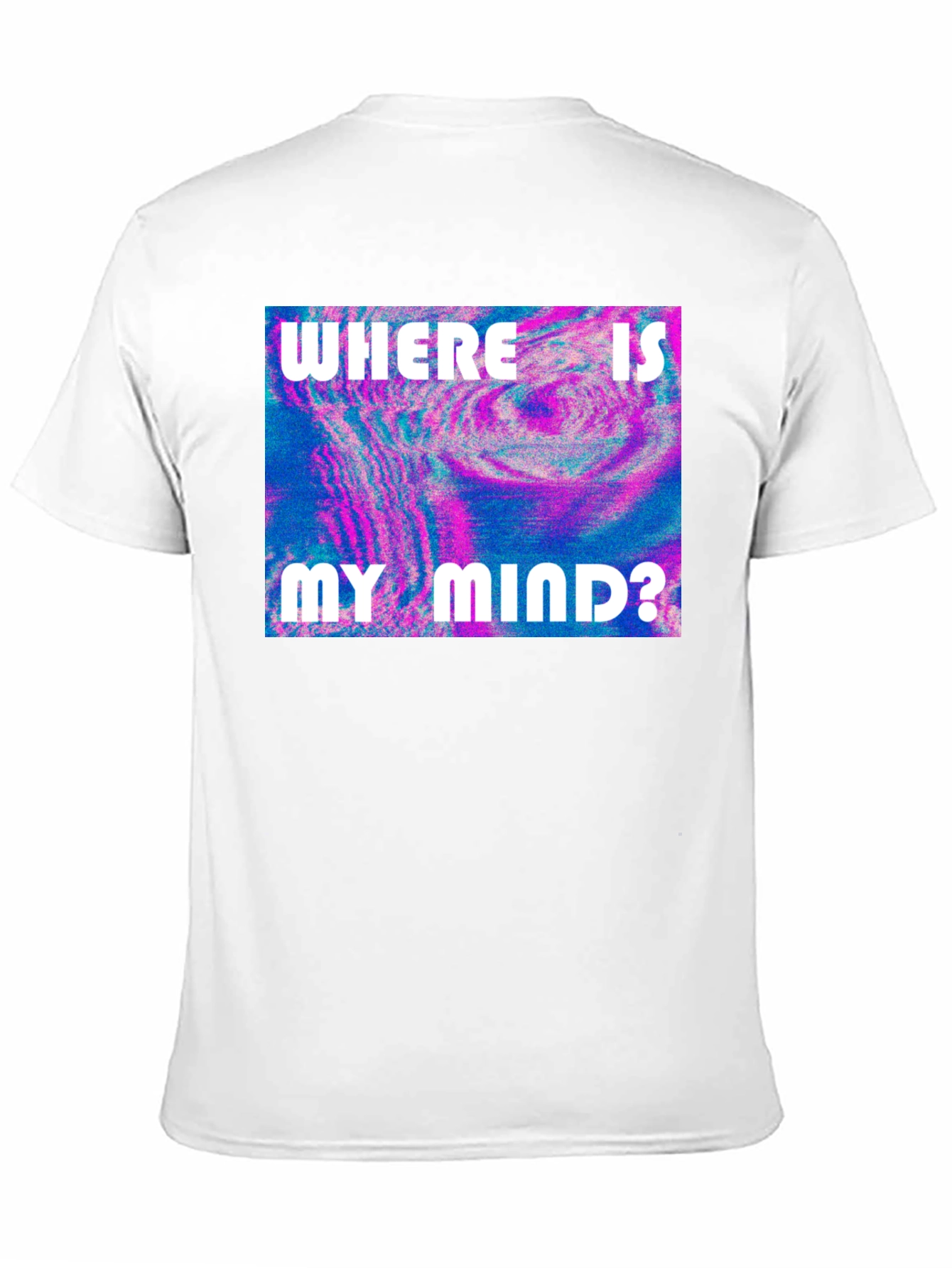 Black Mind-Bending Graphic Tee: Where Is My Mind? Shirt view 11