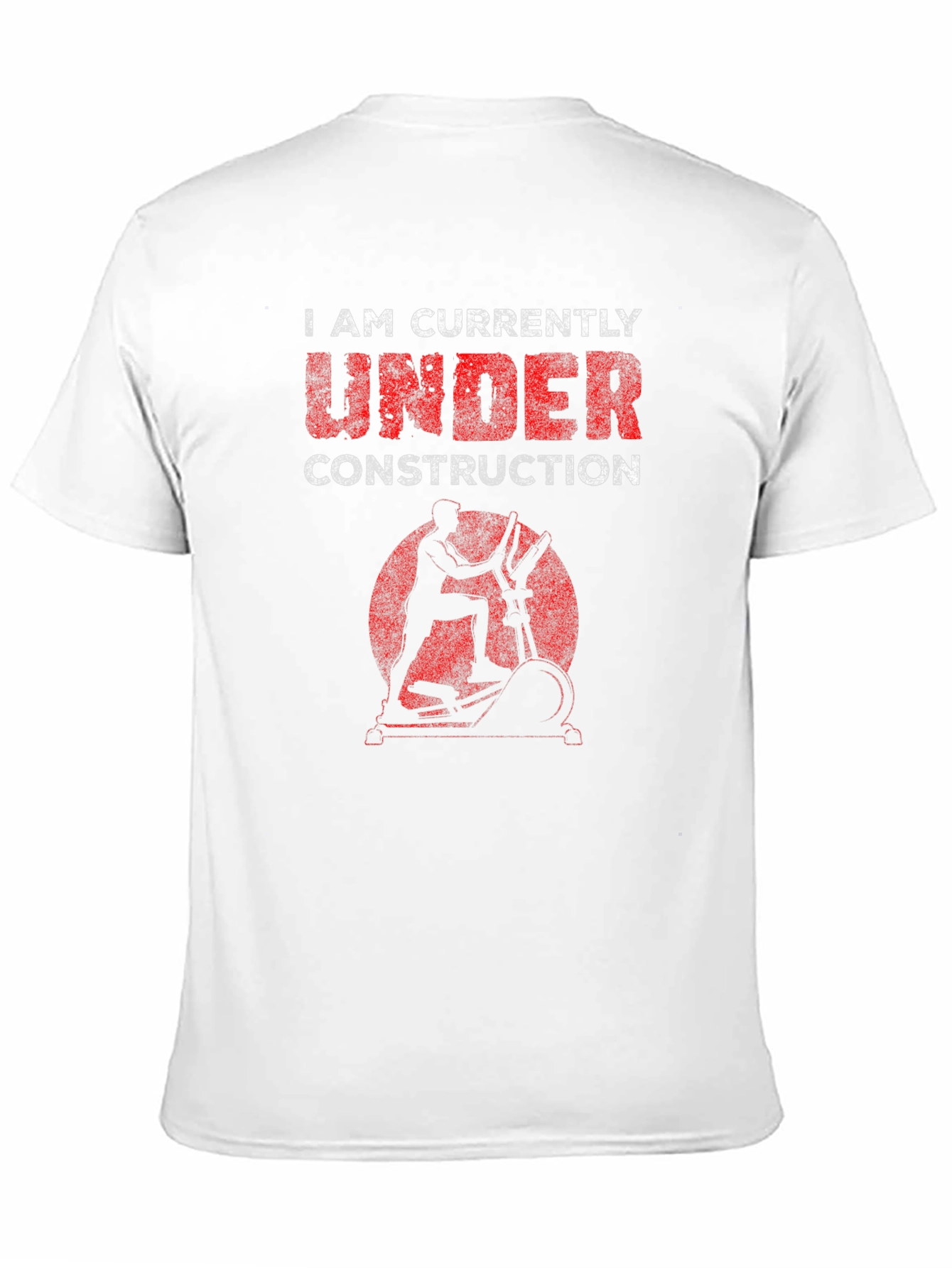 Black Under Construction Workout T-Shirt view 11