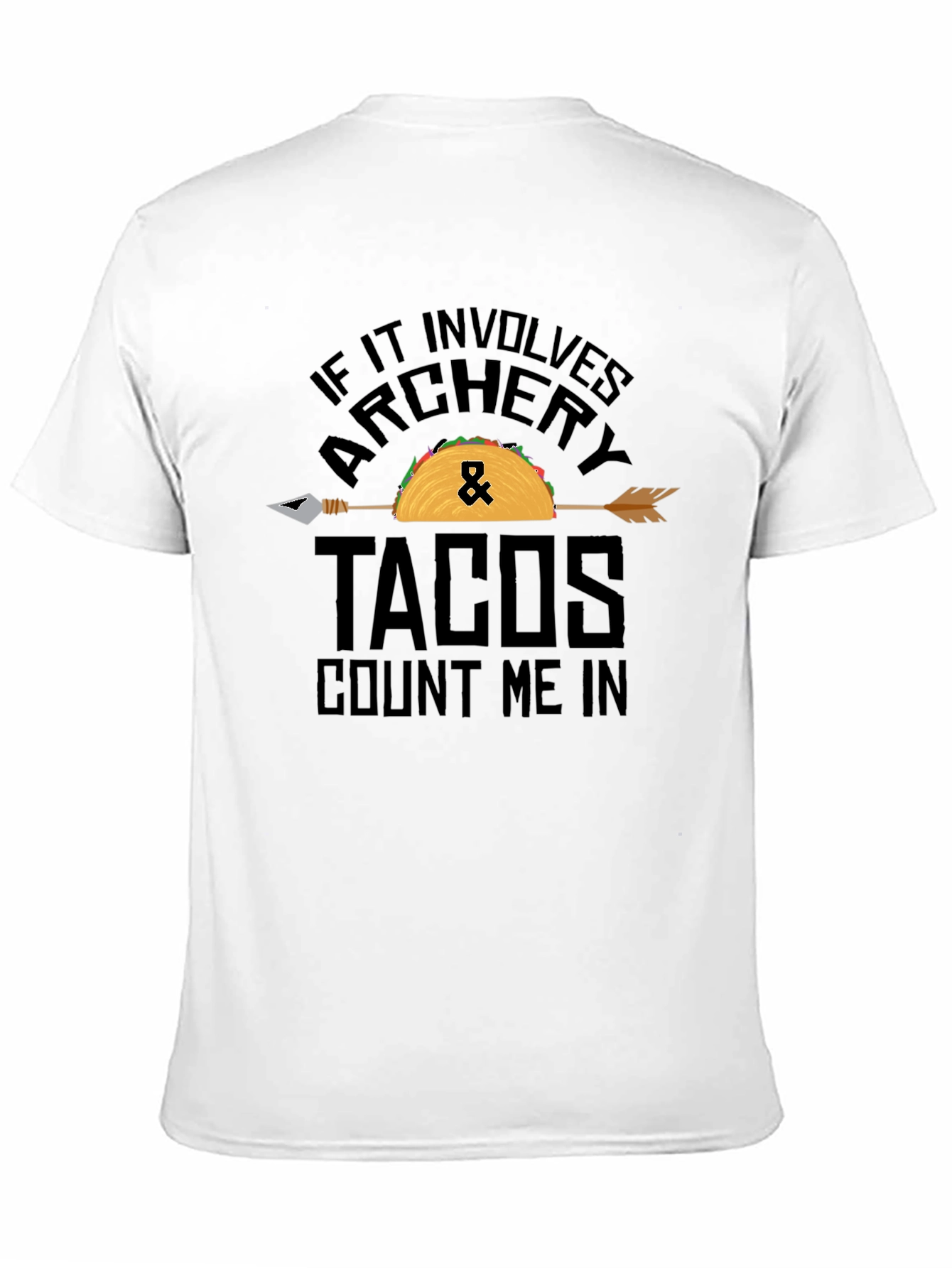 Black Archery & Tacos Graphic Tee view 11