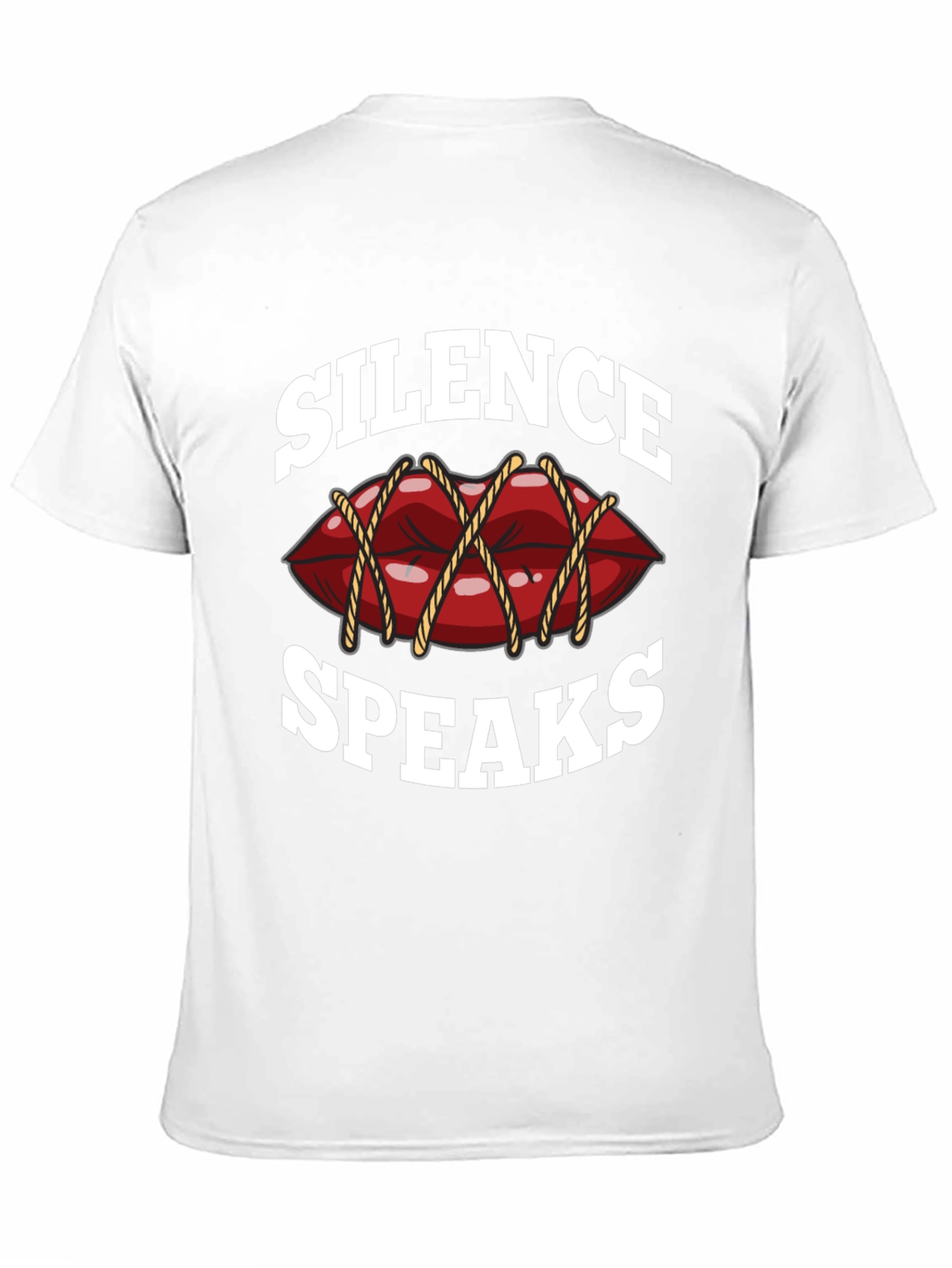 Black Silence Speaks Graphic Tee - Black T-Shirt view 11