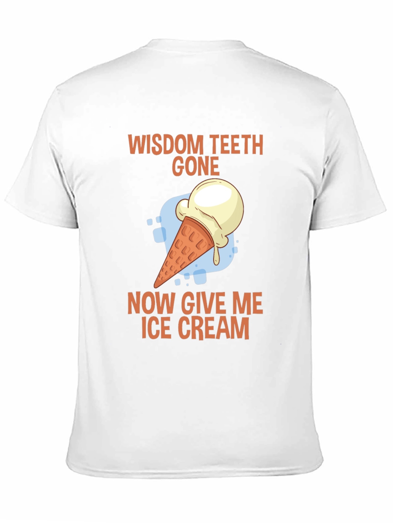Black Wisdom Teeth Gone Ice Cream T-Shirt view 11