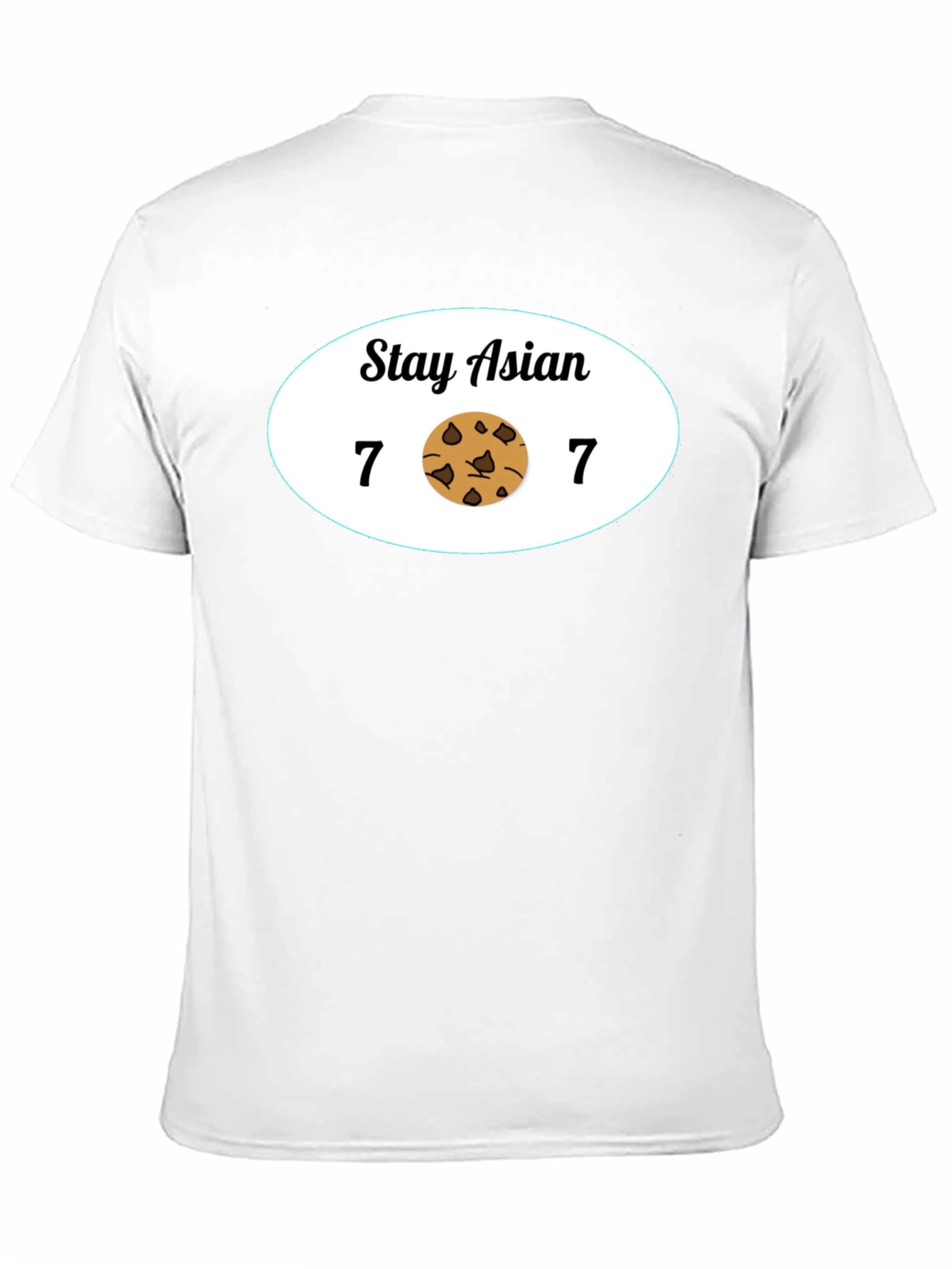 Black Stay Asian 7 Cookie 7 Funny Graphic Tee view 11
