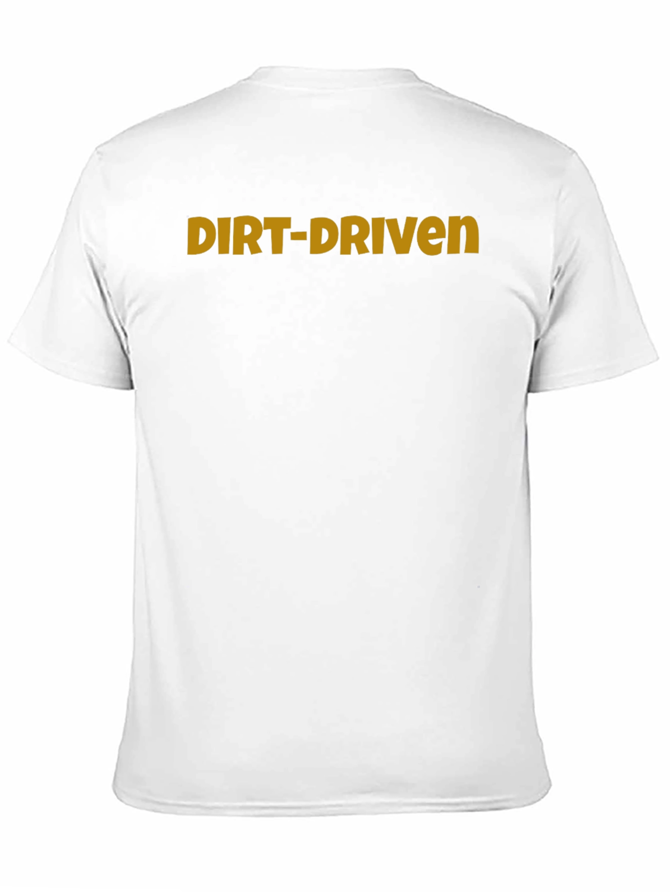 Black Dirt-Driven Graphic Tee - Black Cotton T-Shirt view 11
