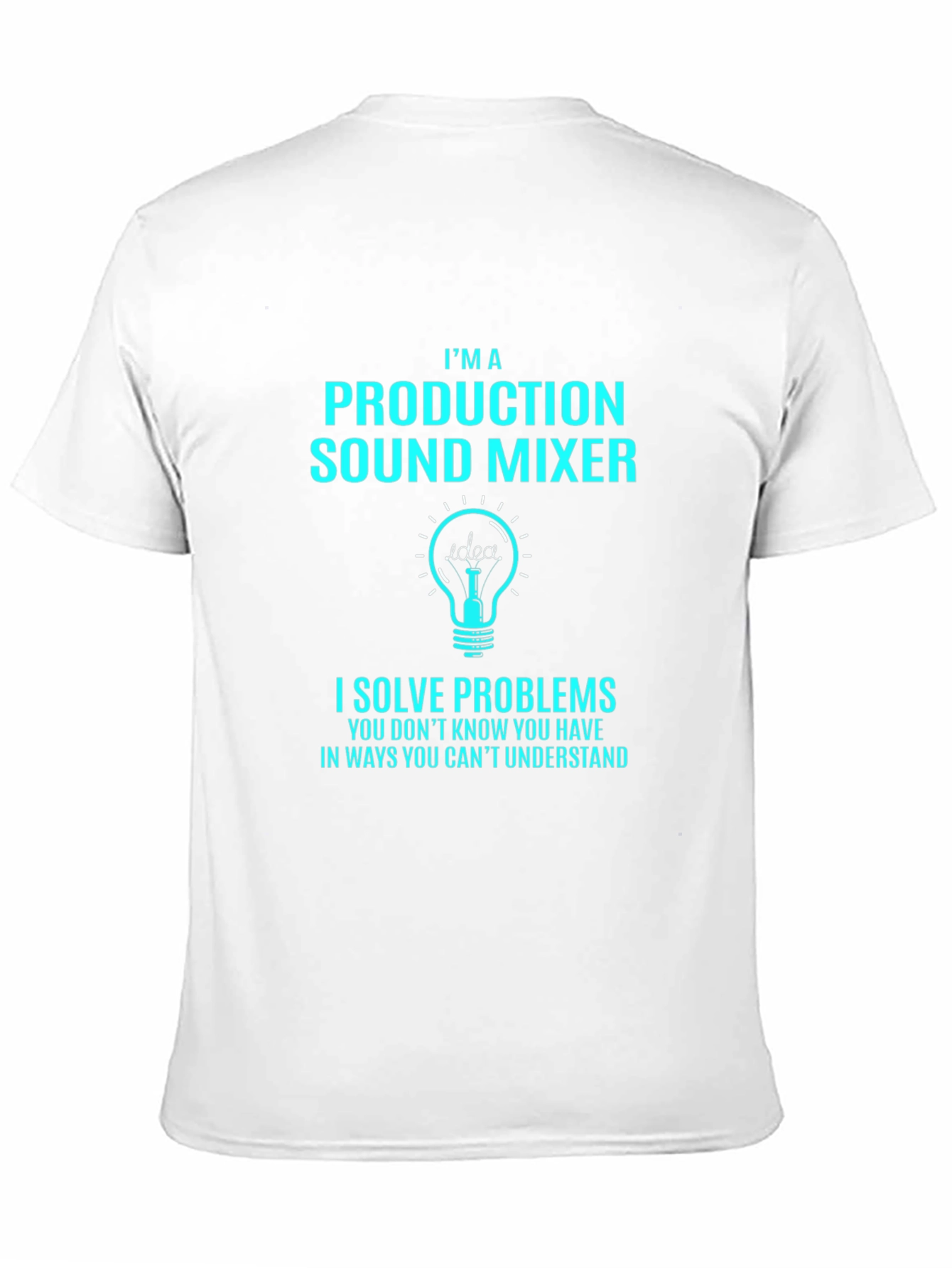 Black Production Sound Mixer Graphic Tee Shirt view 11