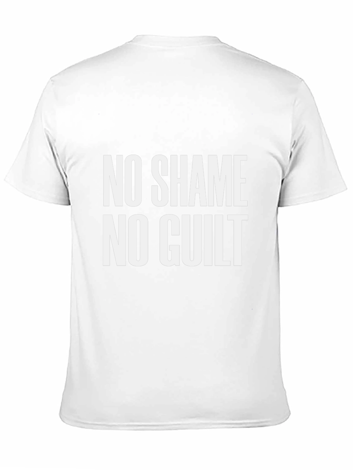 Black No Shame No Guilt Graphic T-Shirt view 11