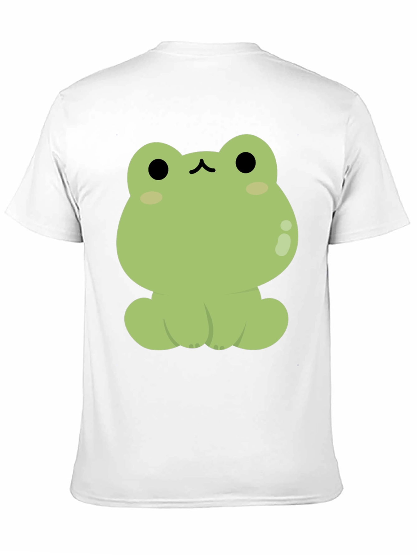Black Cute Frog Graphic Black T-Shirt view 11