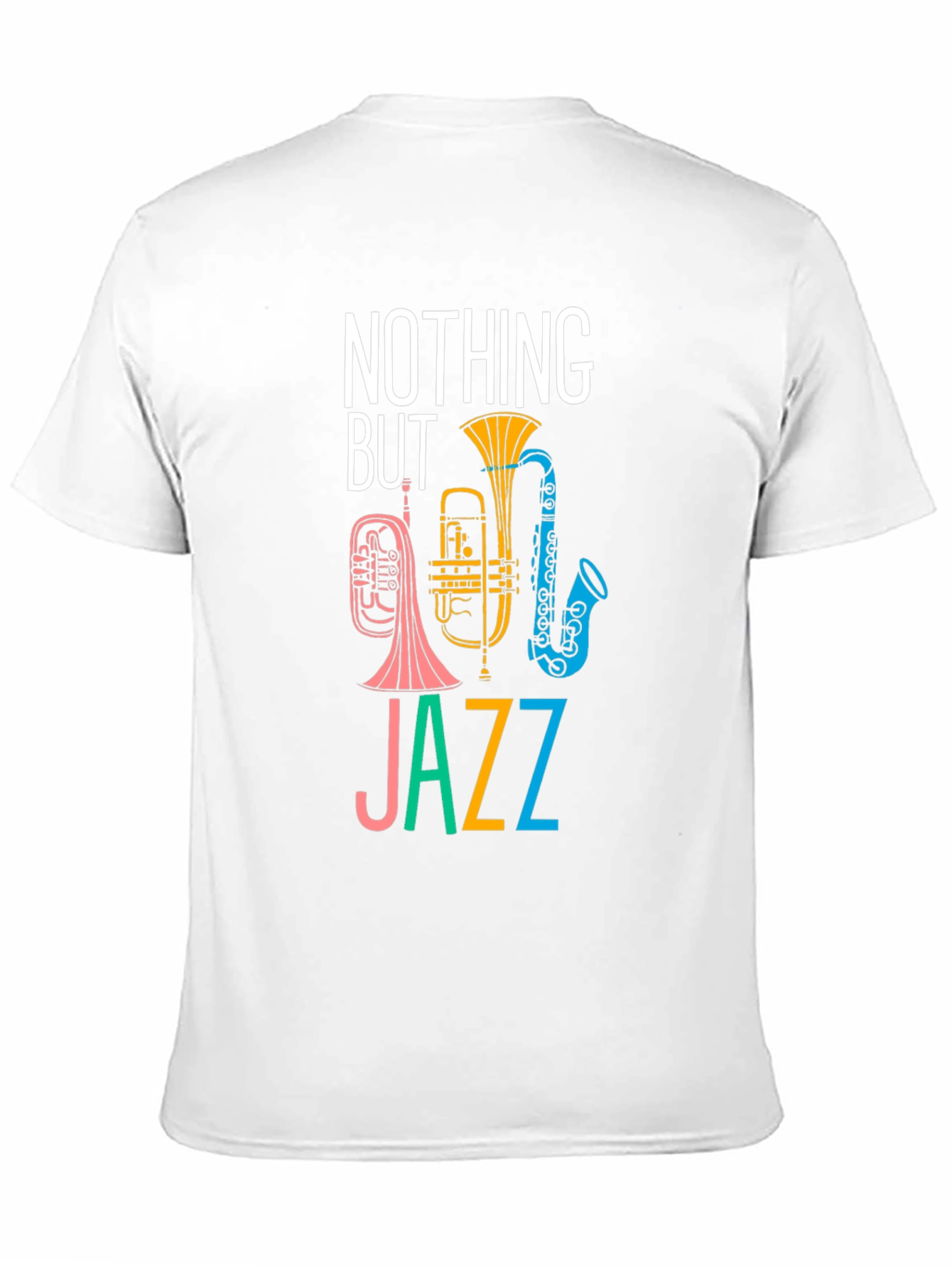Black Nothing But Jazz Graphic T-Shirt view 11