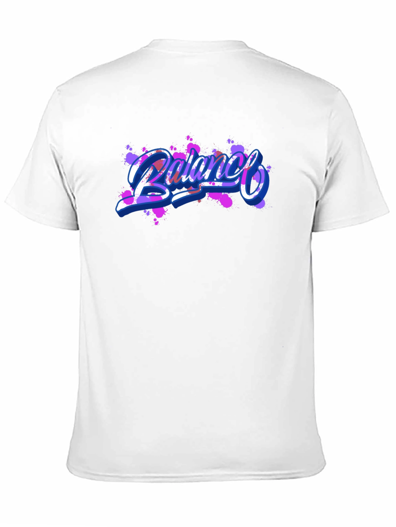 Black Balance Graphic Print Black T-Shirt view 11