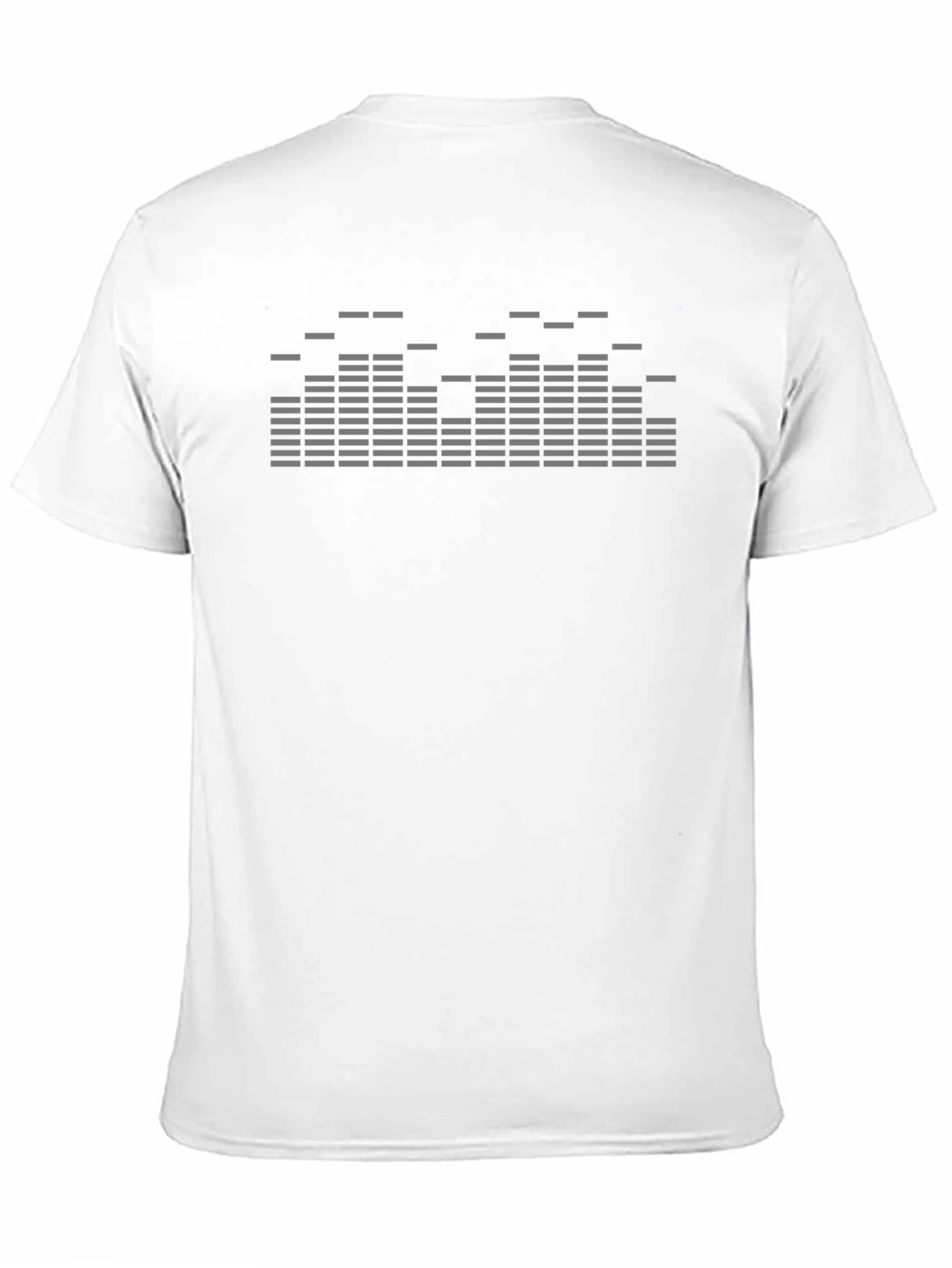 Black Equalizer Graphic Black T-Shirt view 11