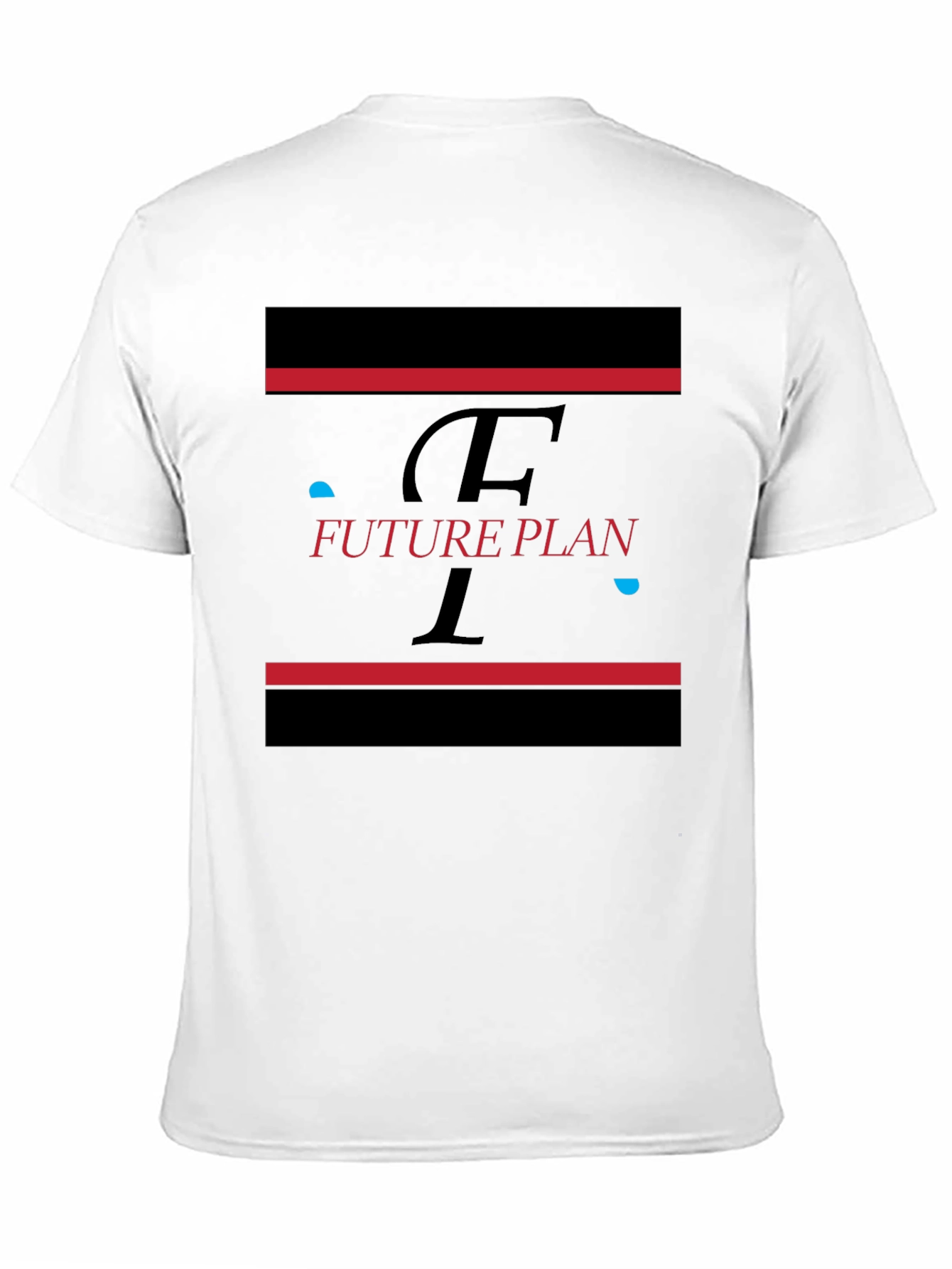 Black Future Plan Graphic Black T-Shirt view 11