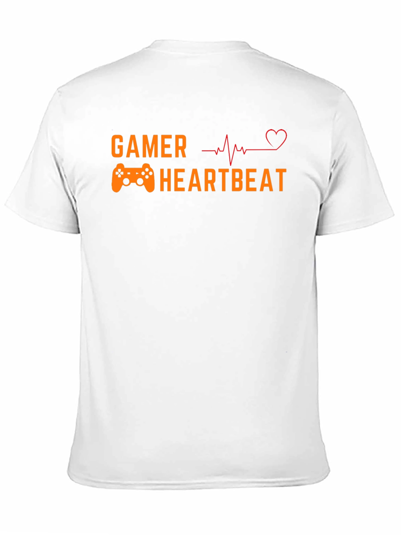 Black Gamer Heartbeat Graphic Tee - Black Short Sleeve T-Shirt view 11