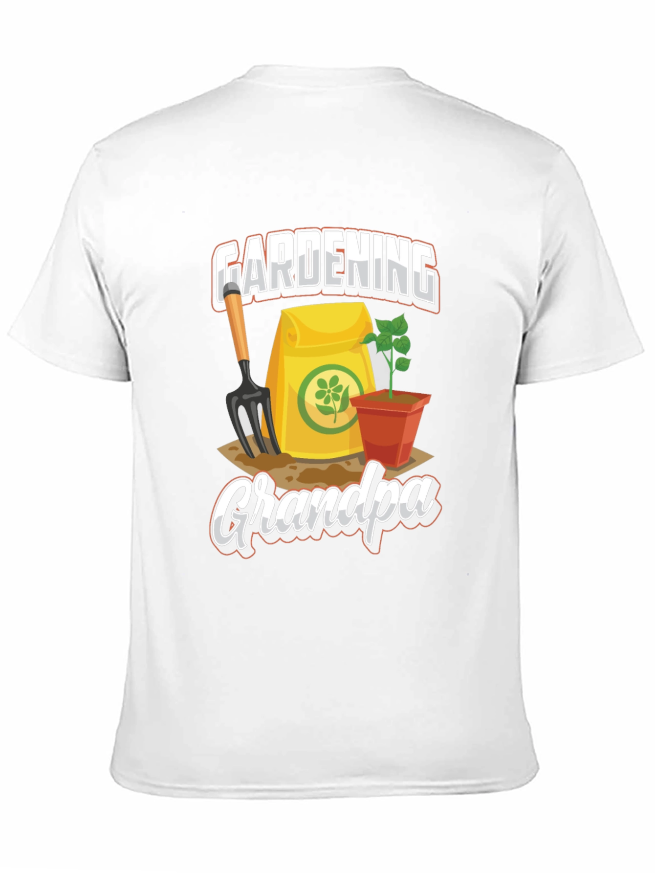Black Gardening Grandpa T-Shirt - Gift for Grandfathers view 11