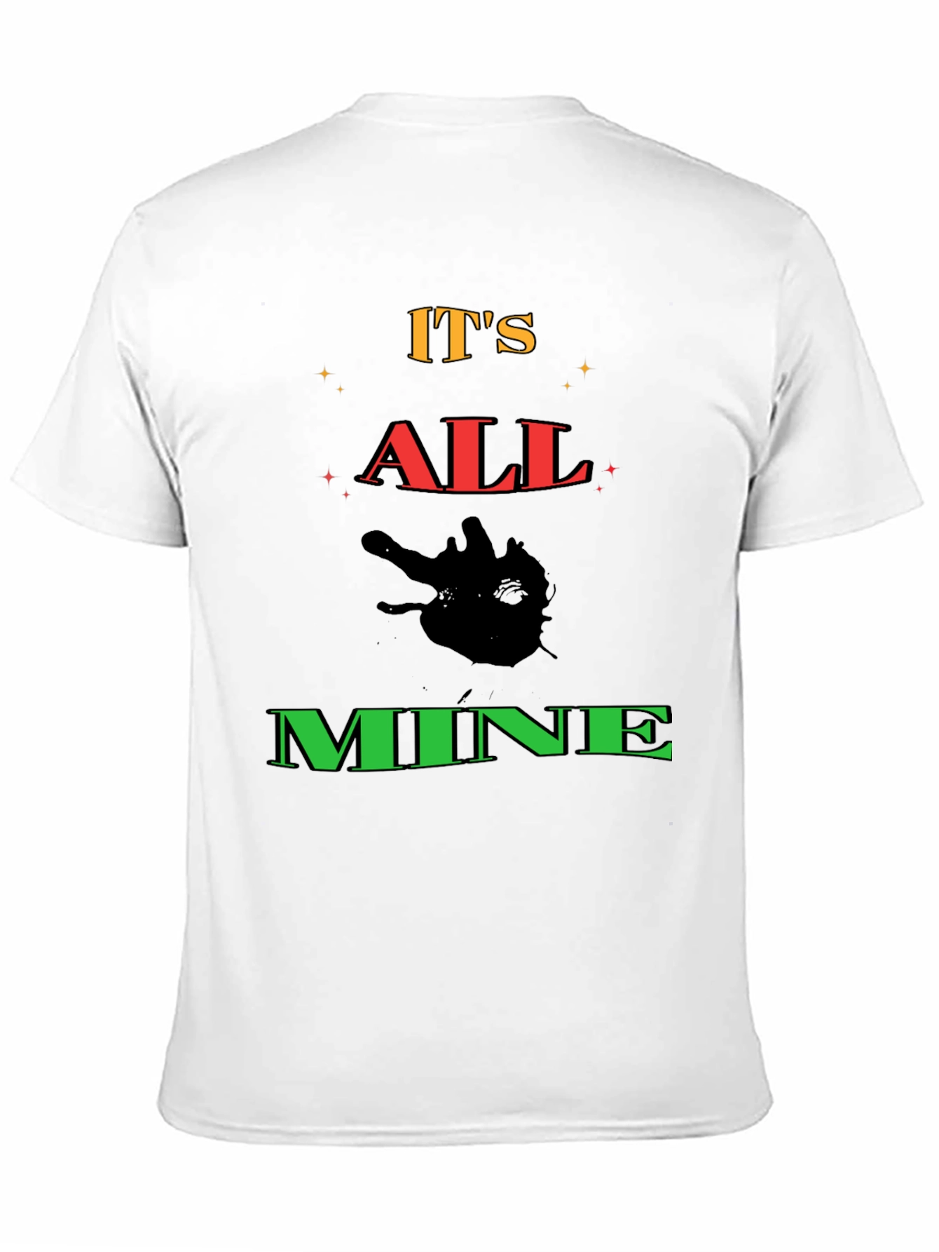 Black It's All Mine Graphic T-Shirt - Black view 11
