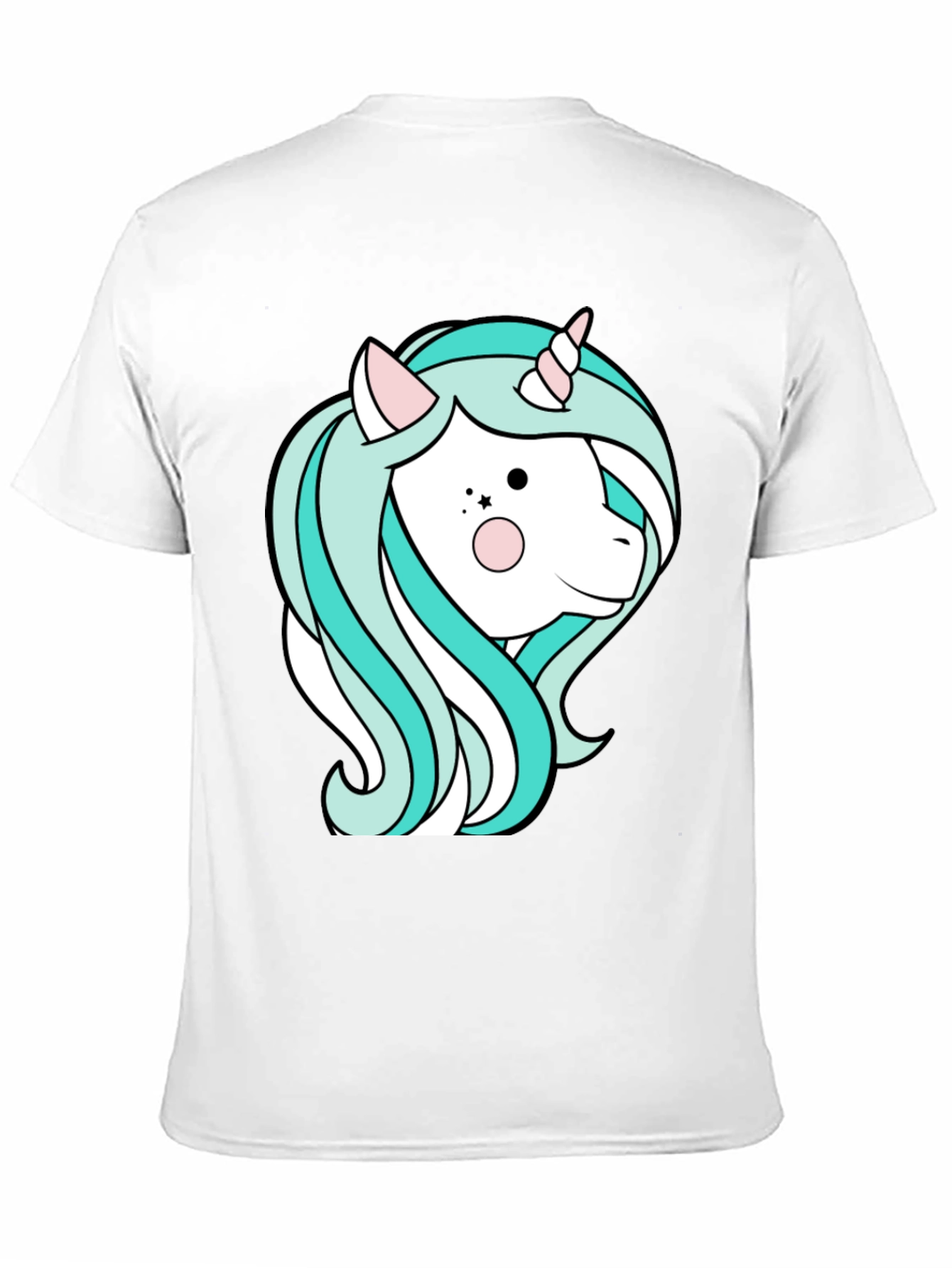 Black Unicorn Graphic T-Shirt - Black Cotton Tee view 11