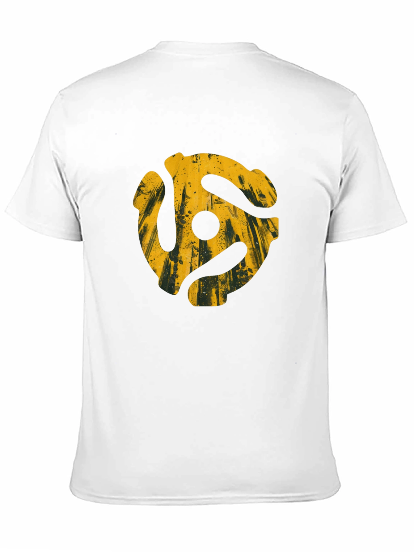 Black Retro 45 Adapter Graphic Tee - Black Cotton view 11