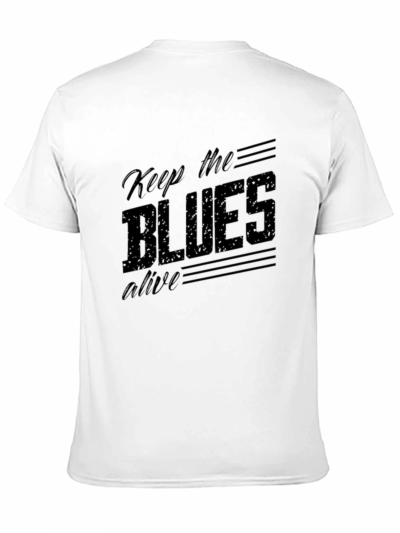 Black Keep the Blues Alive T-Shirt view 11