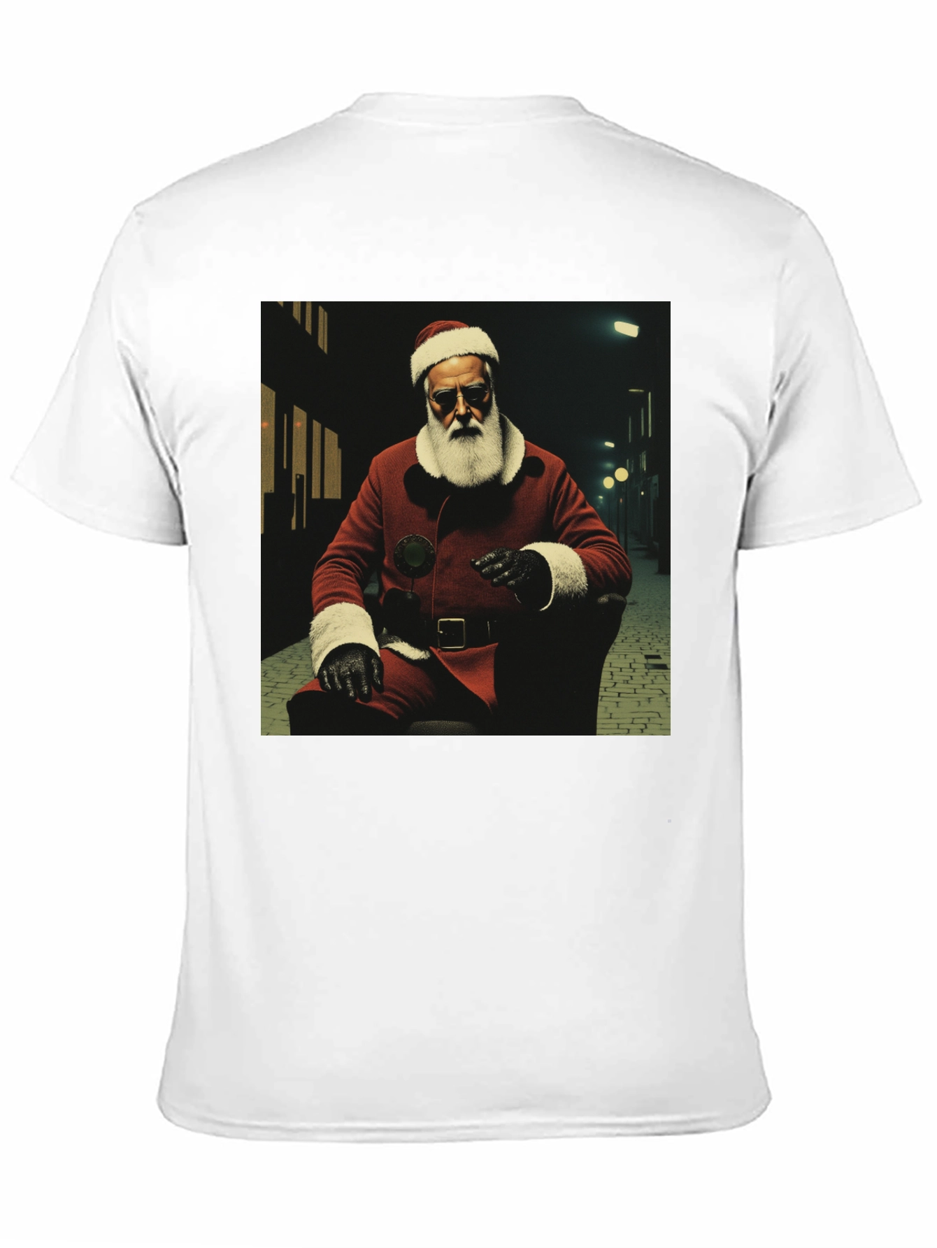 Black Cool Santa T-Shirt view 11