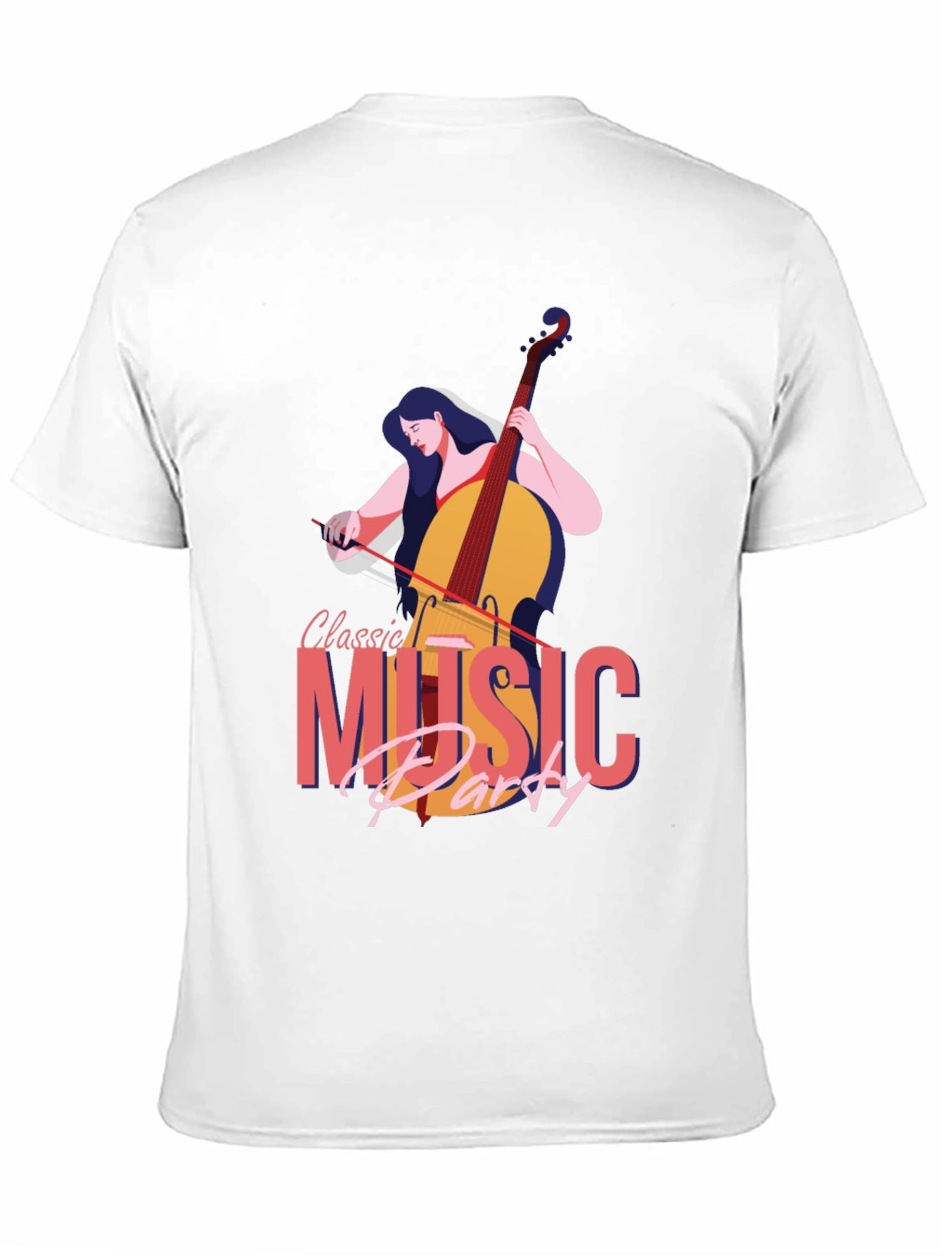 Black Classic Music Party Graphic T-Shirt view 11