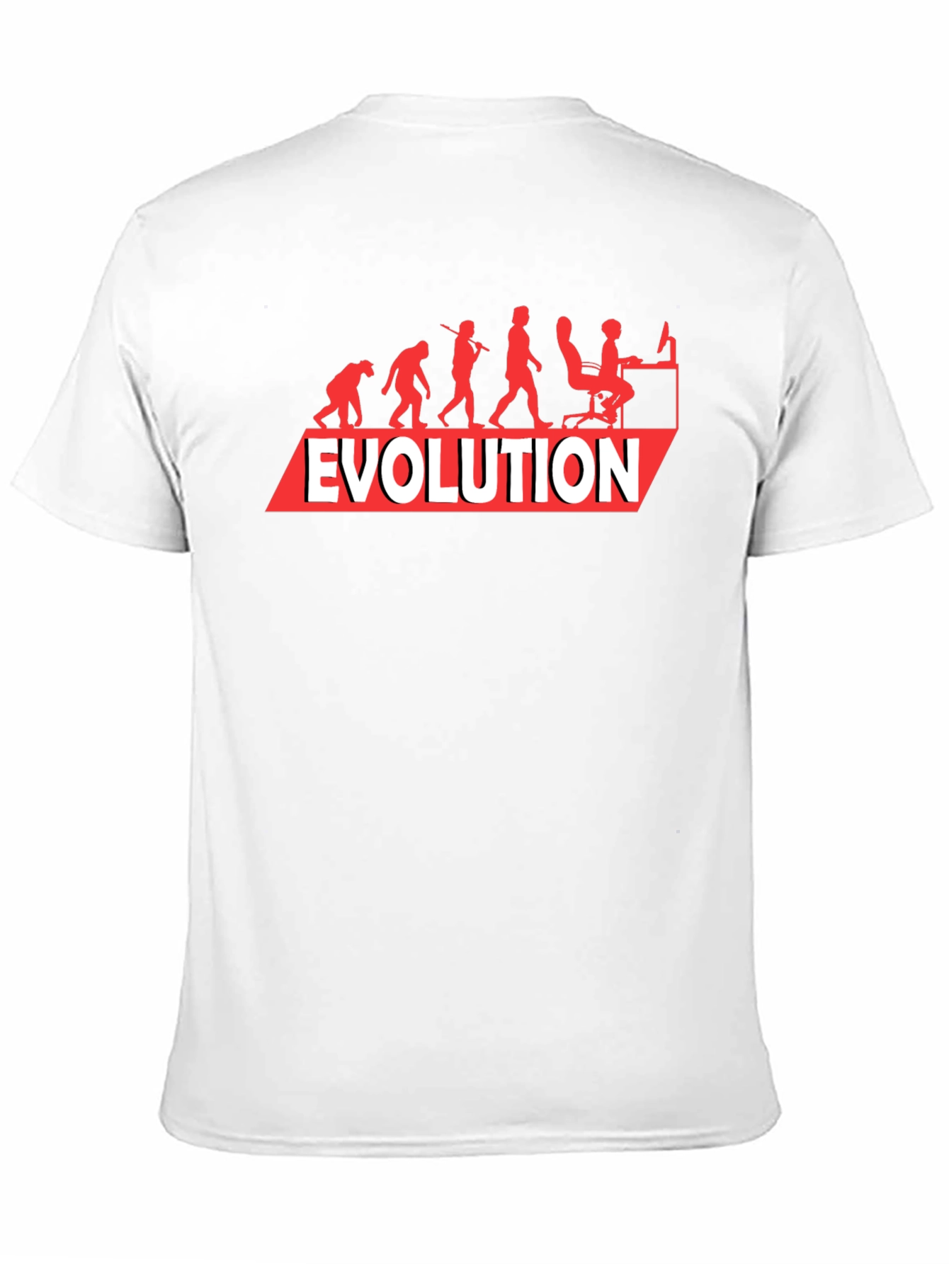 Black Evolution Gamer Black Graphic Tee view 11