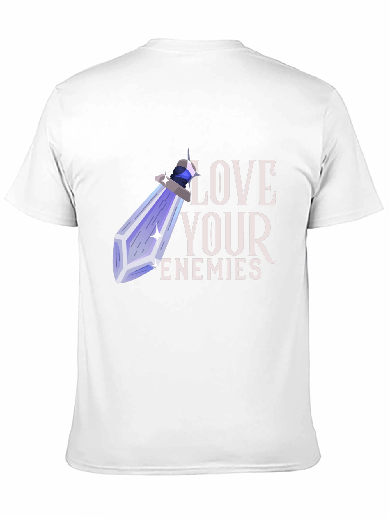 Black Love Your Enemies Potion Graphic Tee view 11